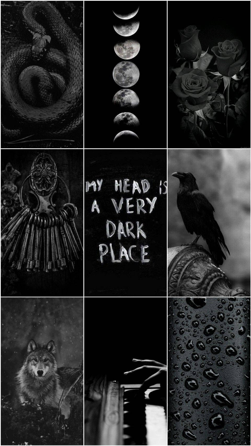 Sort emo-æstetik Wallpapers