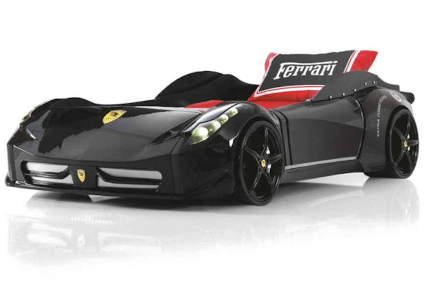 Sort Ferrari racerbil koncept Wallpapers