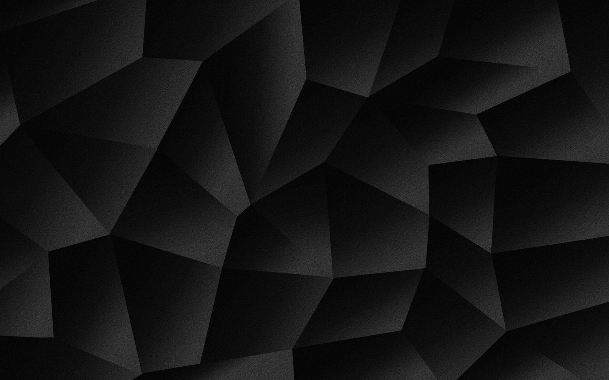 Sort geometrisk sejt mønster Wallpapers