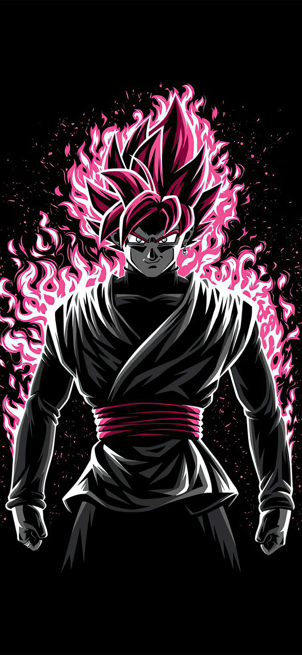 Black Goku illustration Dragon Ball Super iPhone Wallpapers