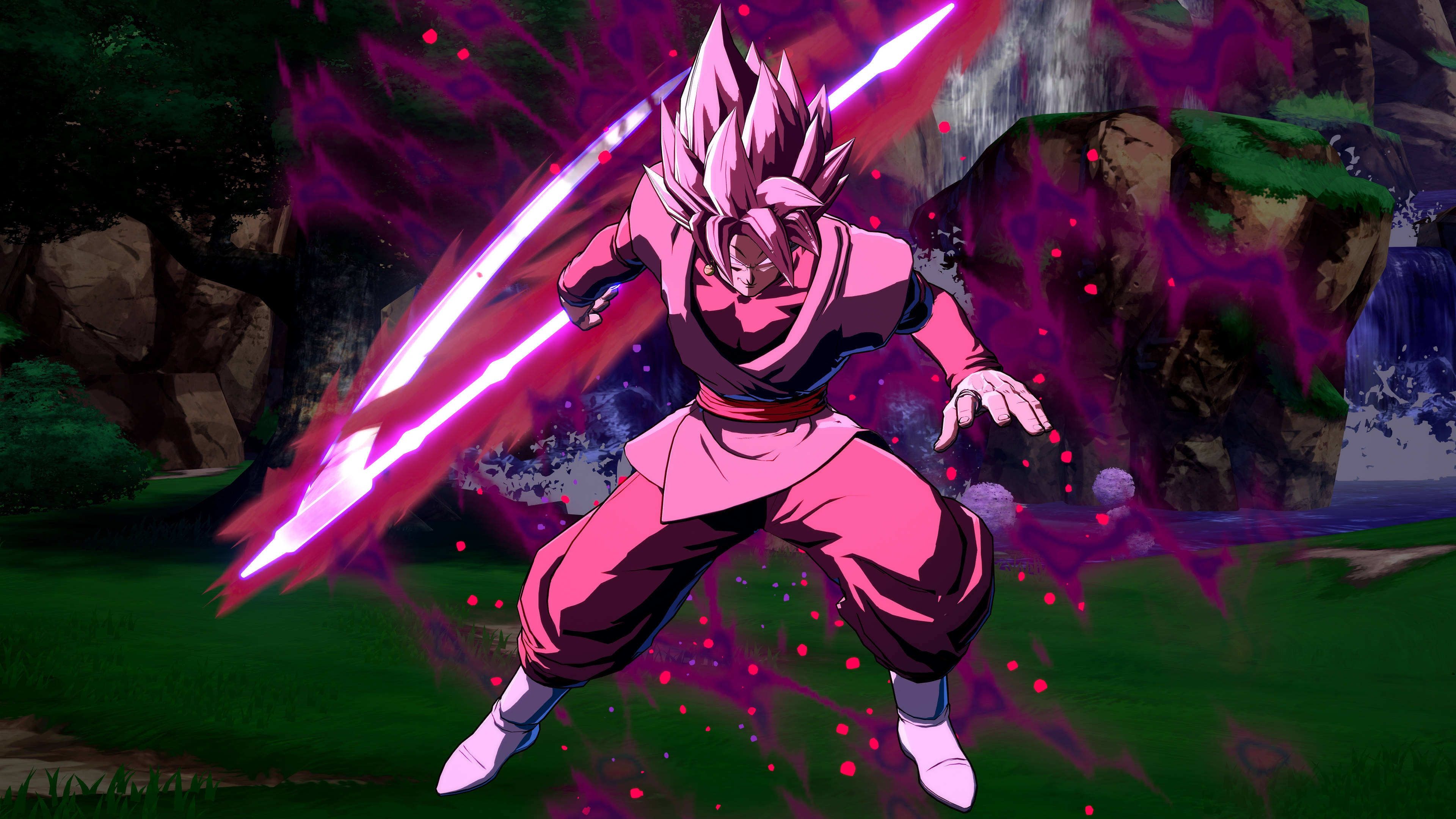 Sort Goku med dødssigter Wallpapers