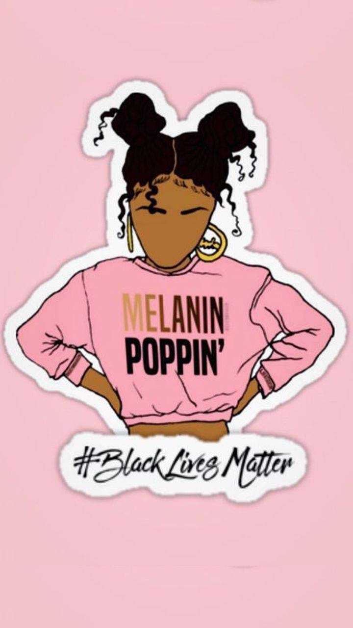 Sort kvinde baddie med melanin poppin' sweater Wallpapers