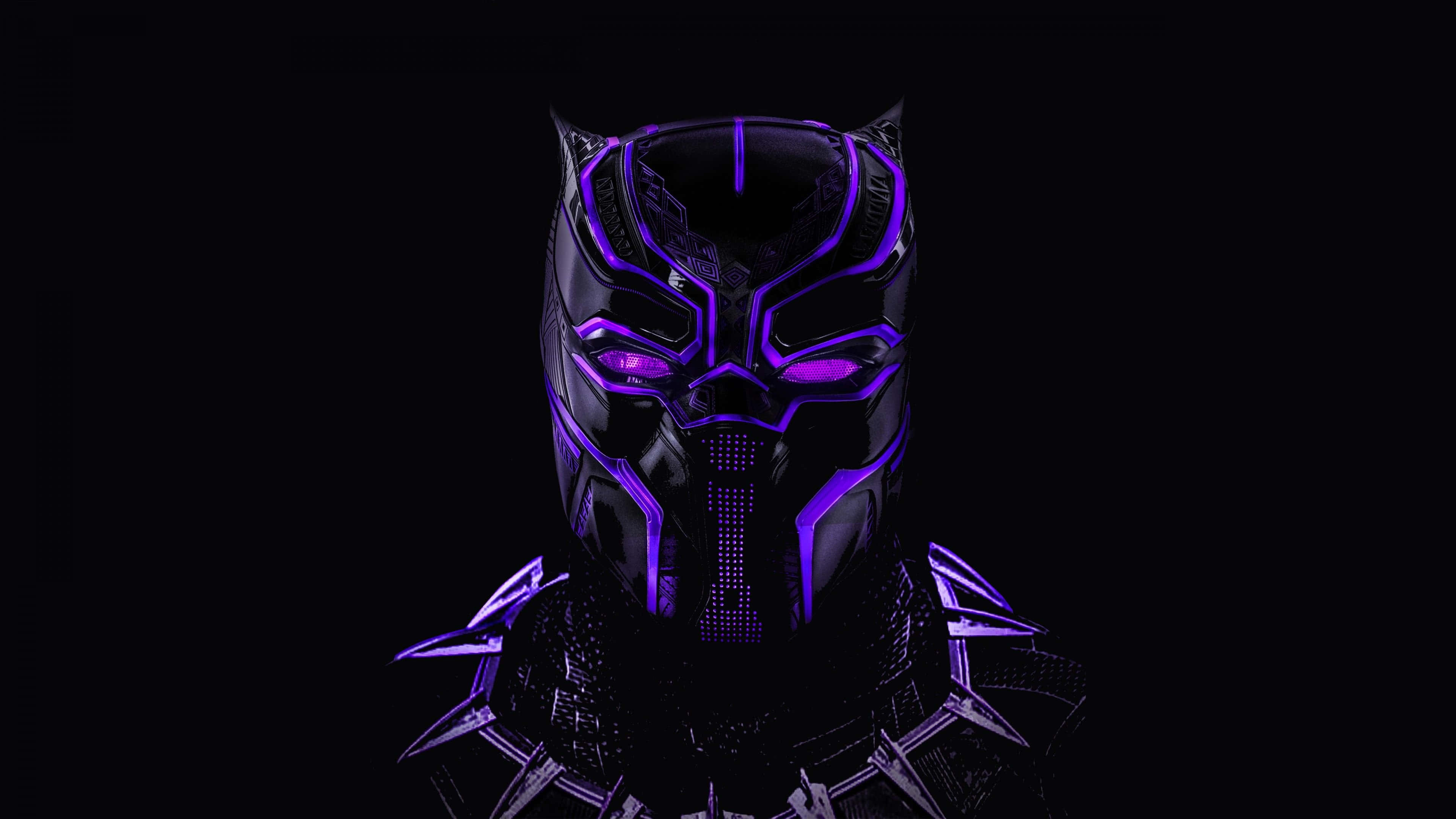 Sort neon HD Black Panther Wallpapers