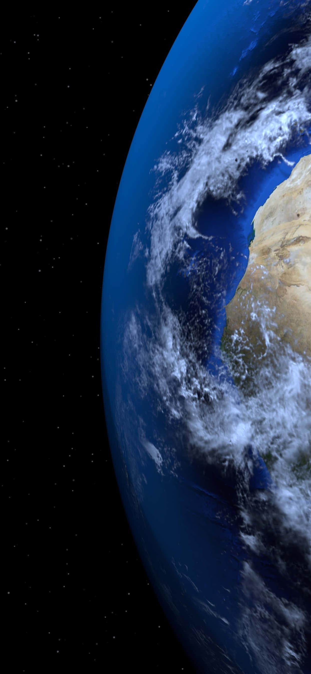 Sort og blå æstetisk planeten Jorden baggrund Wallpapers