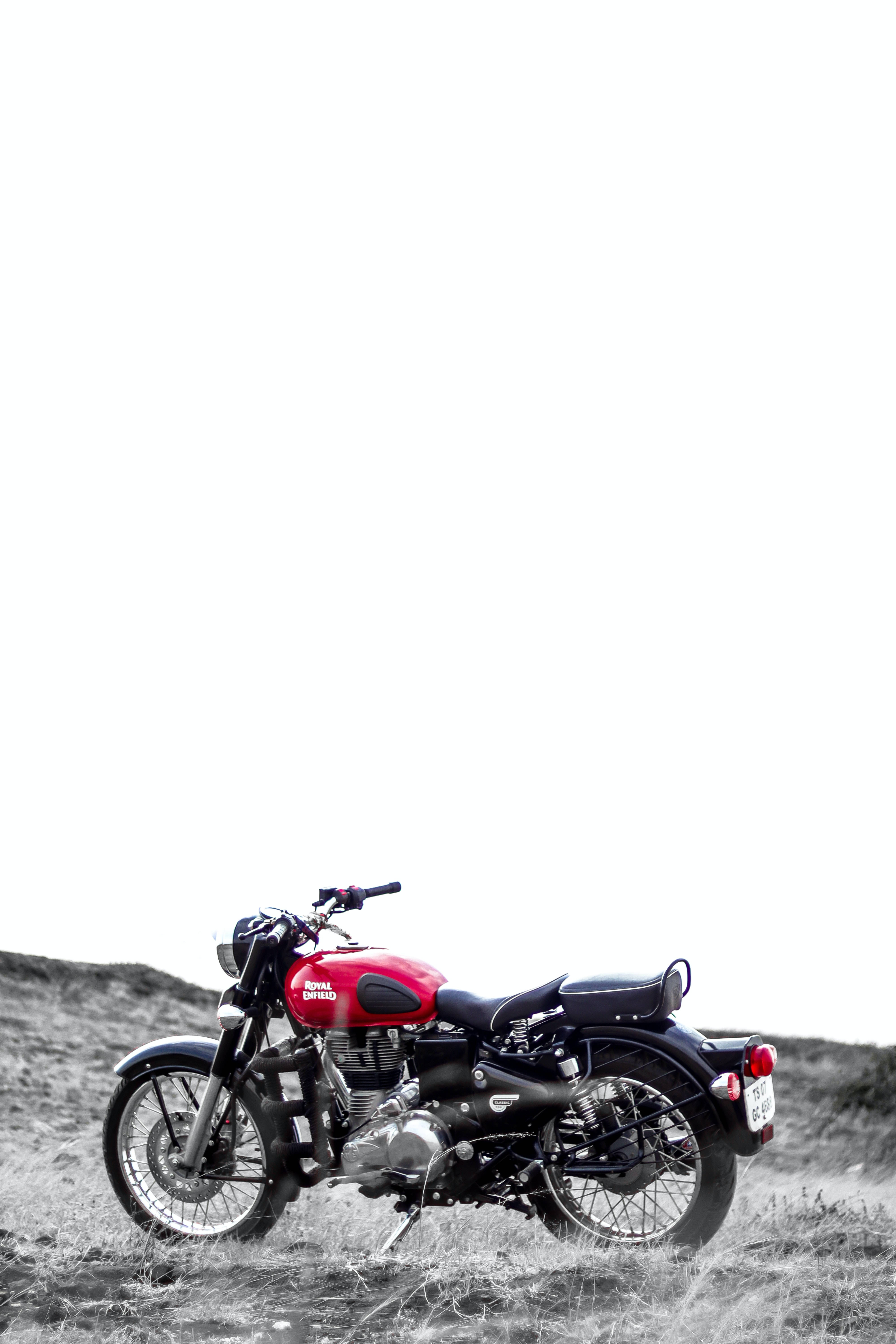 Sort og hvid rød cykel Wallpapers