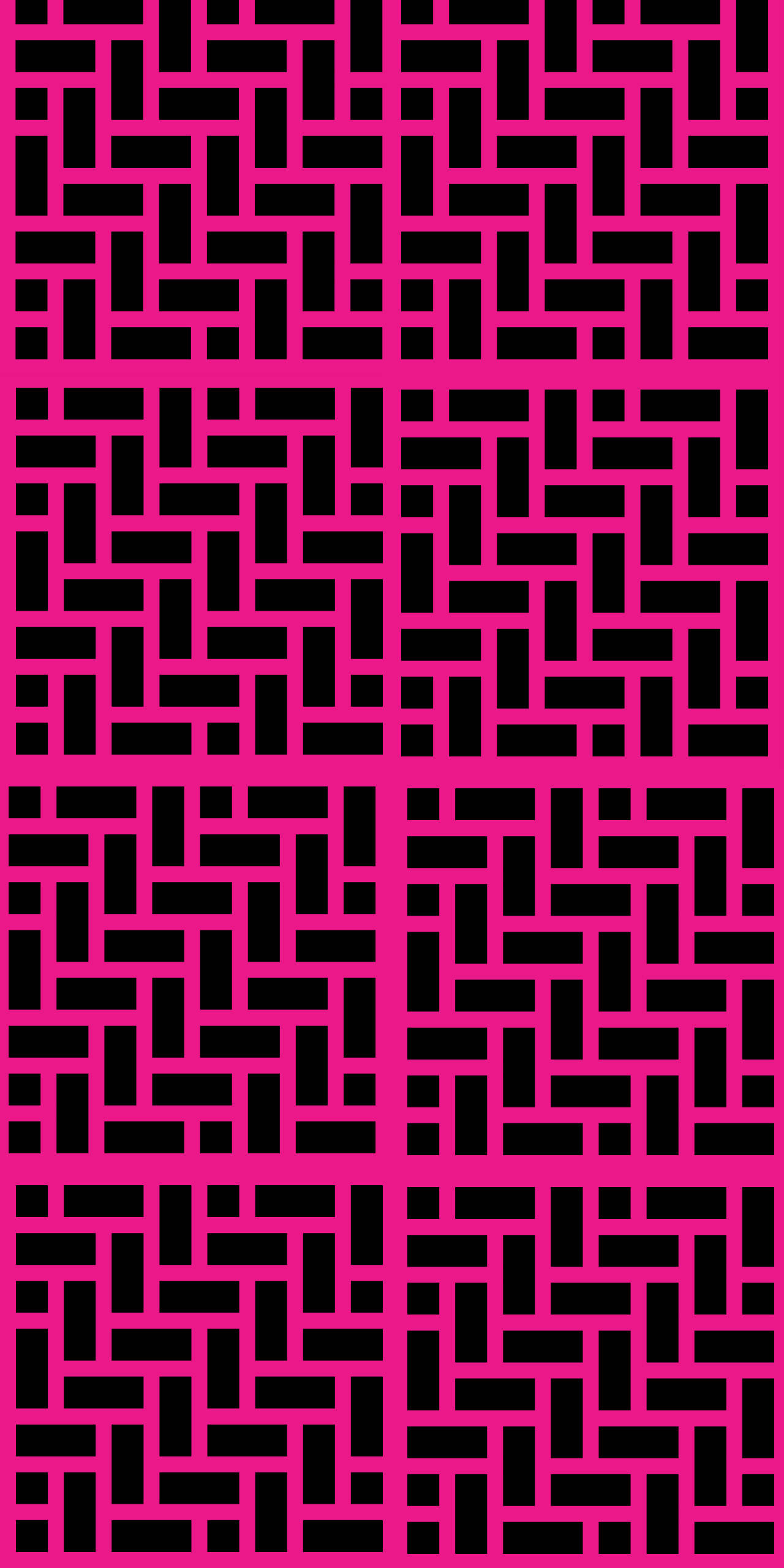 Sort og pink æstetisk sildebenmønster Wallpapers