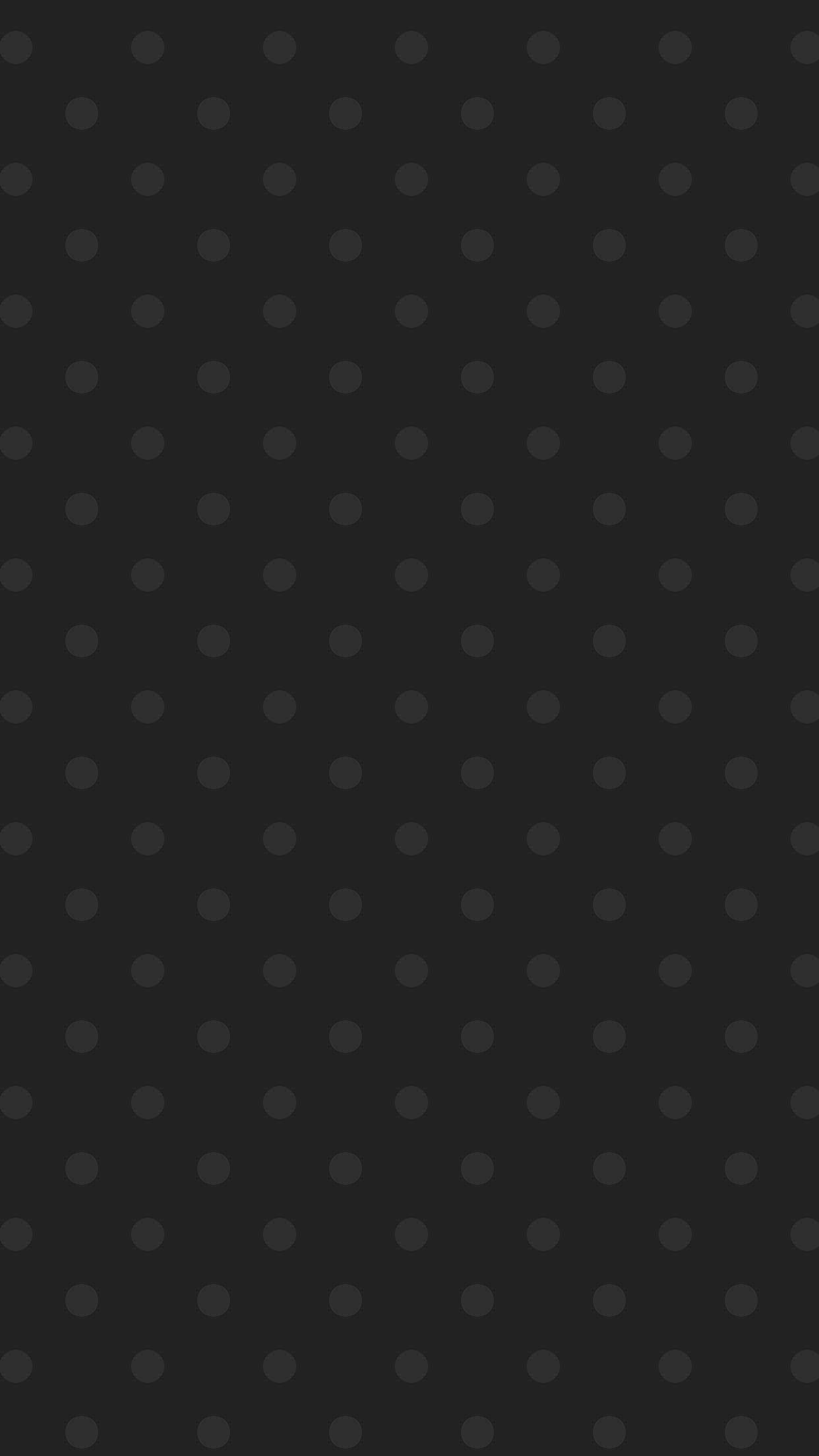 Sort Prik iPhone Gråtoner Wallpapers