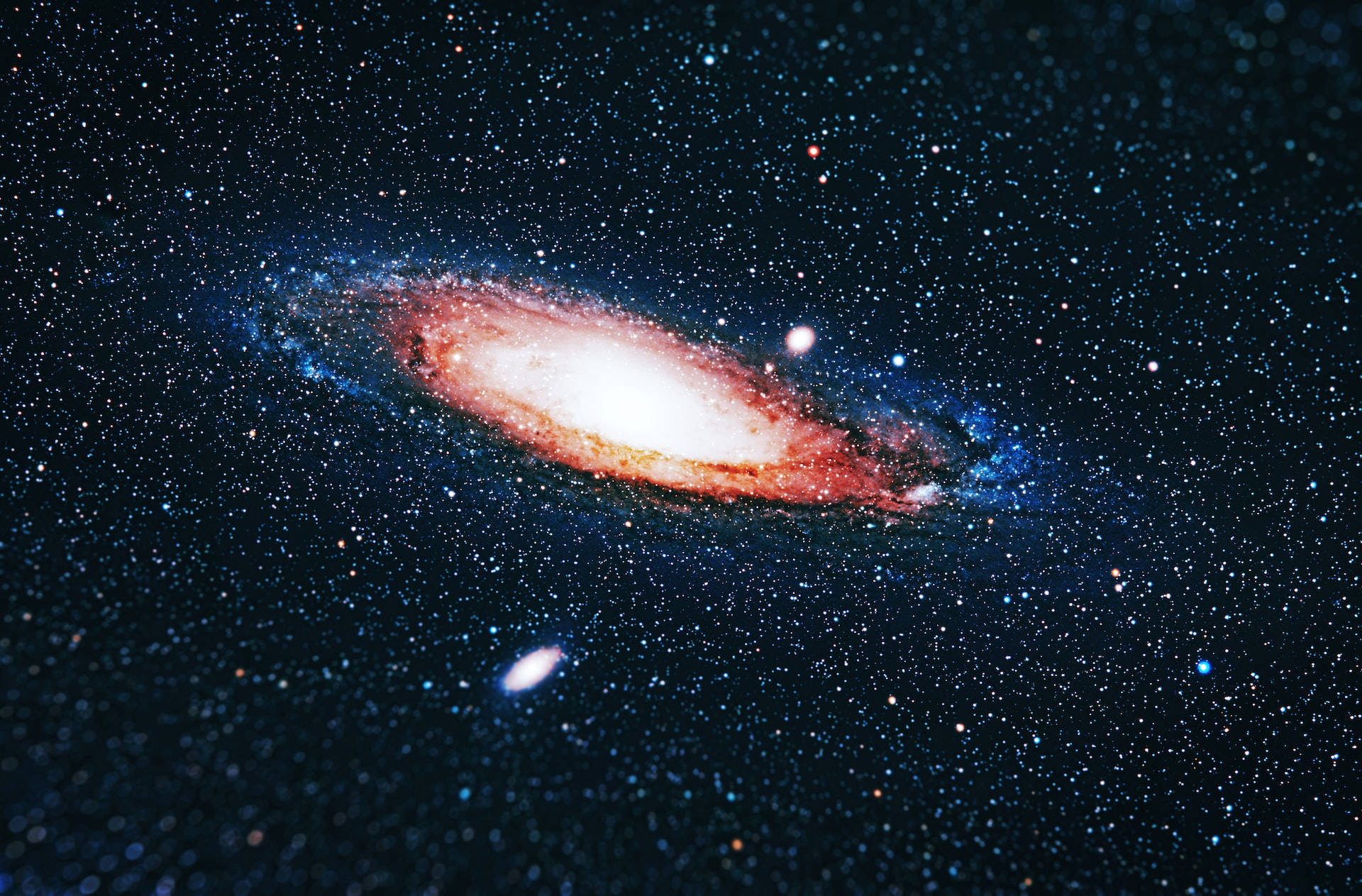 Sort rum Andromeda-galaksen Wallpapers