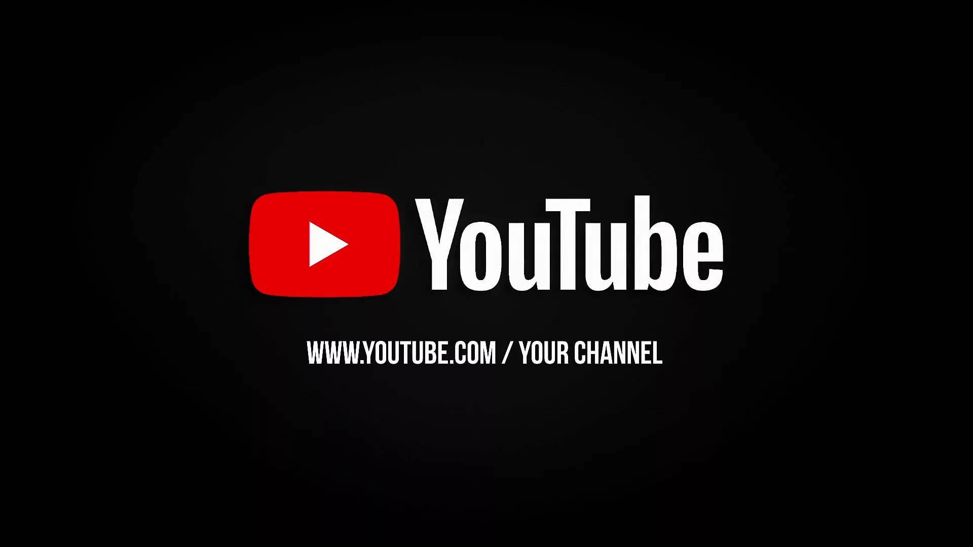 Sort YouTube Din Kanal Wallpapers