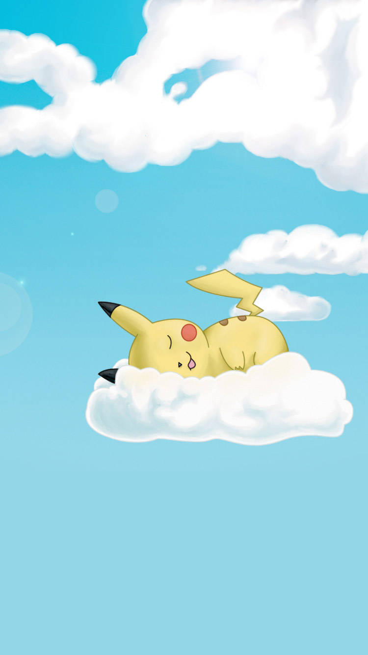 Sovende Pikachu iPhone Wallpapers