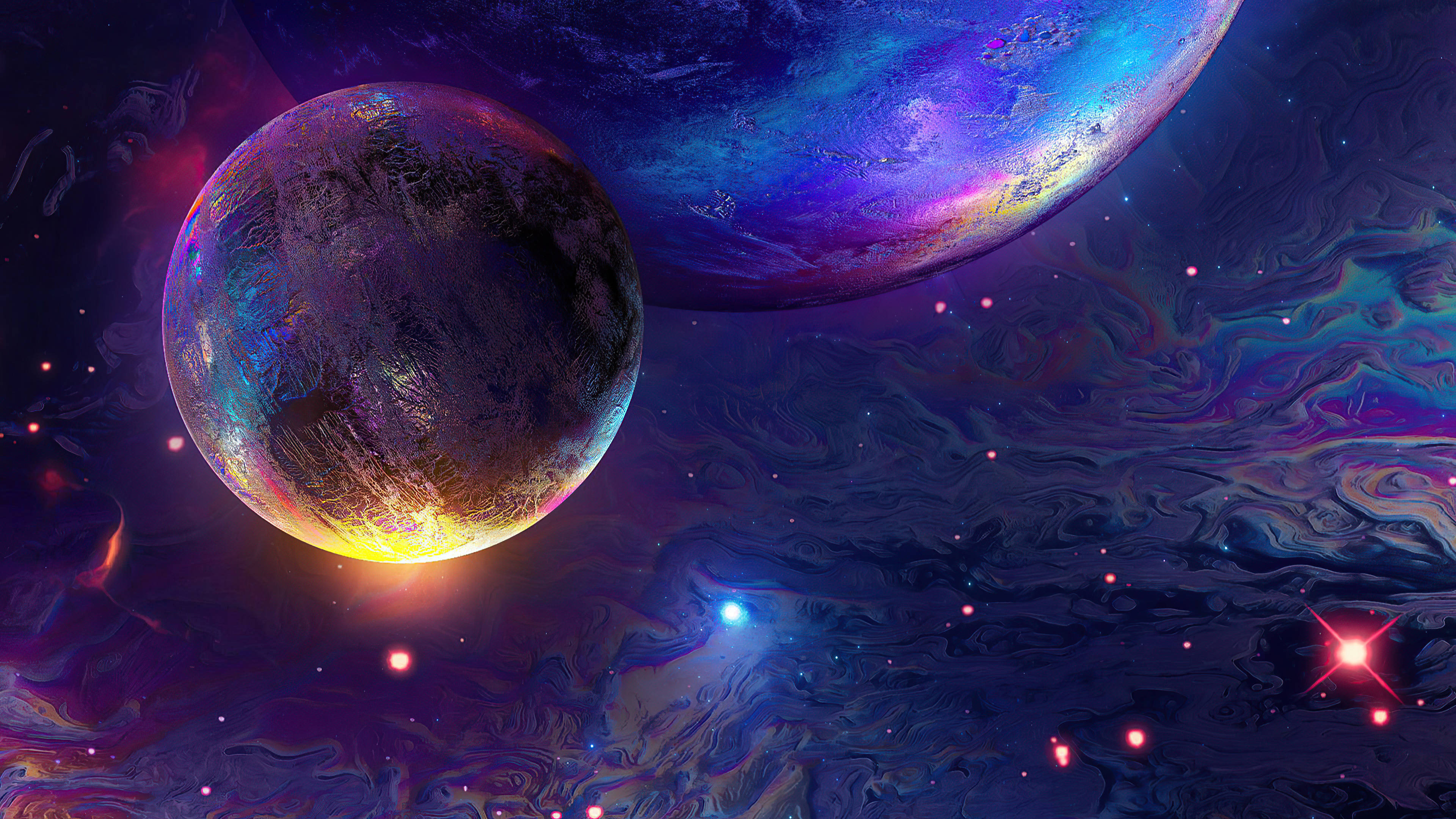 Space Aesthetic Planetmaleri Wallpapers
