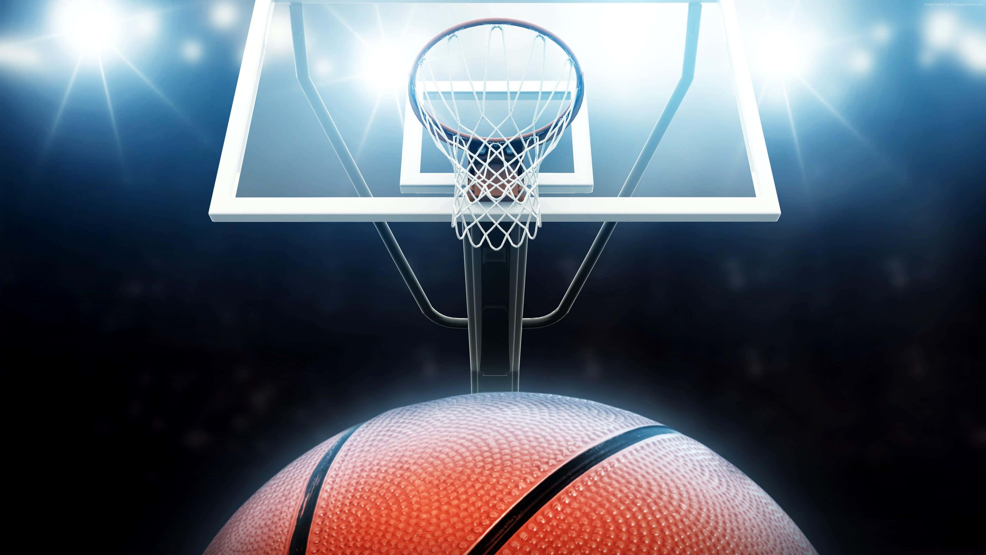 Spændende 4K basketballkamp Wallpapers