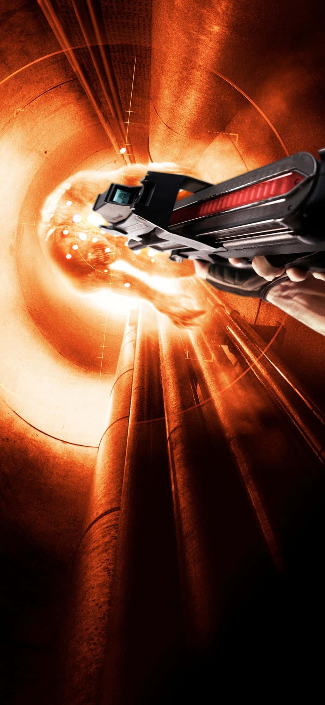 Medrivende iPhone XS-baggrund med DOOM-spil Wallpapers