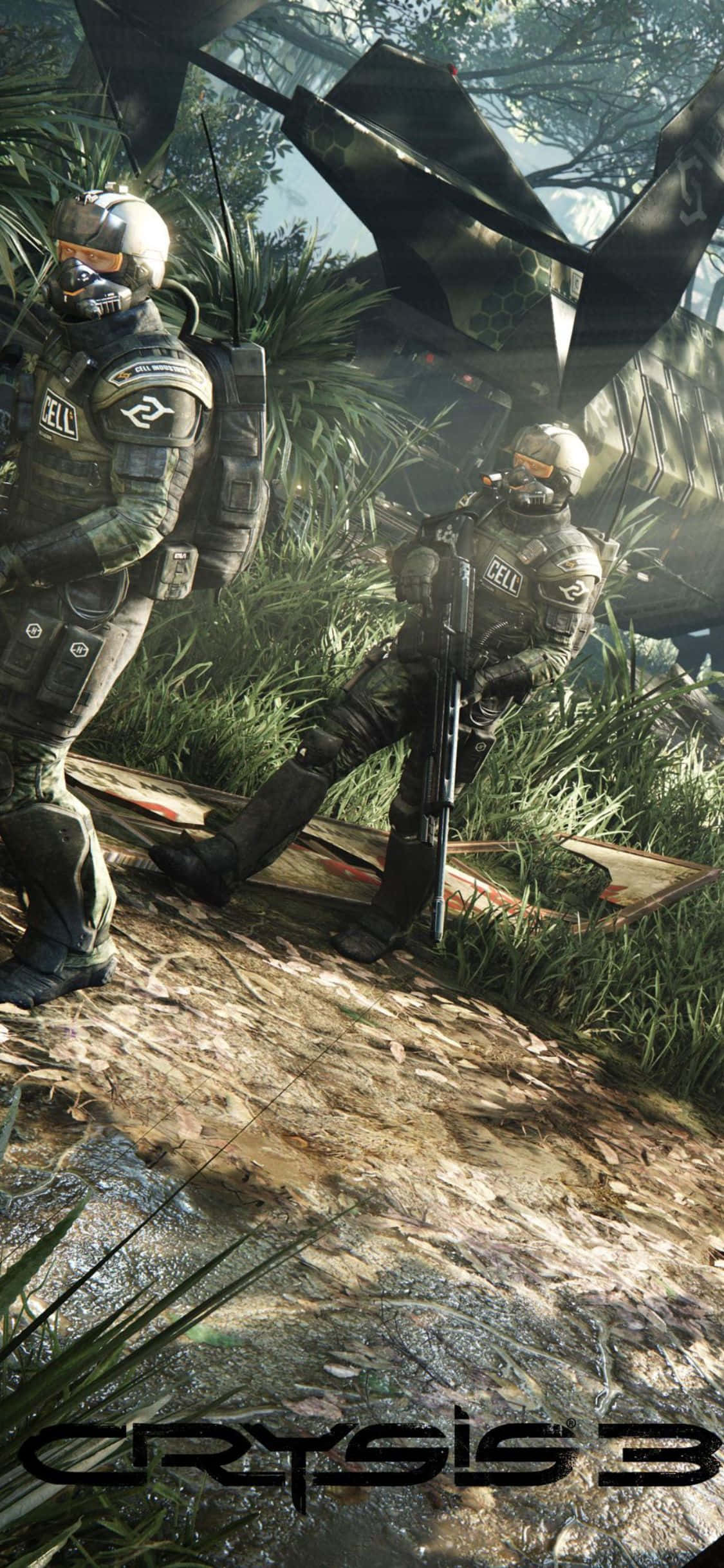 Spændende Sci-Fi Fantasy Eventyr – Crysis 3 til iPhone X Wallpapers