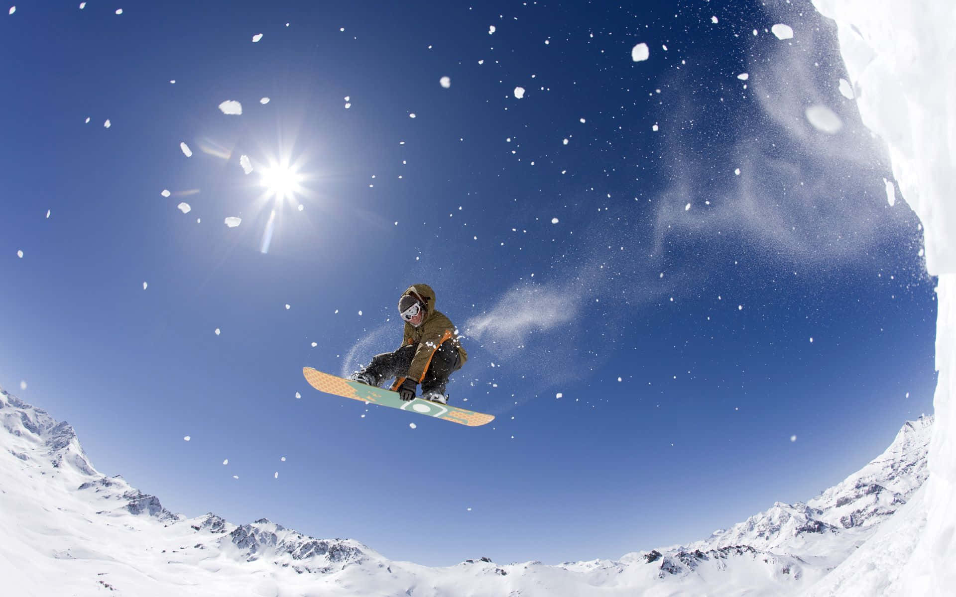 Spændende vintersportseventyr Wallpapers