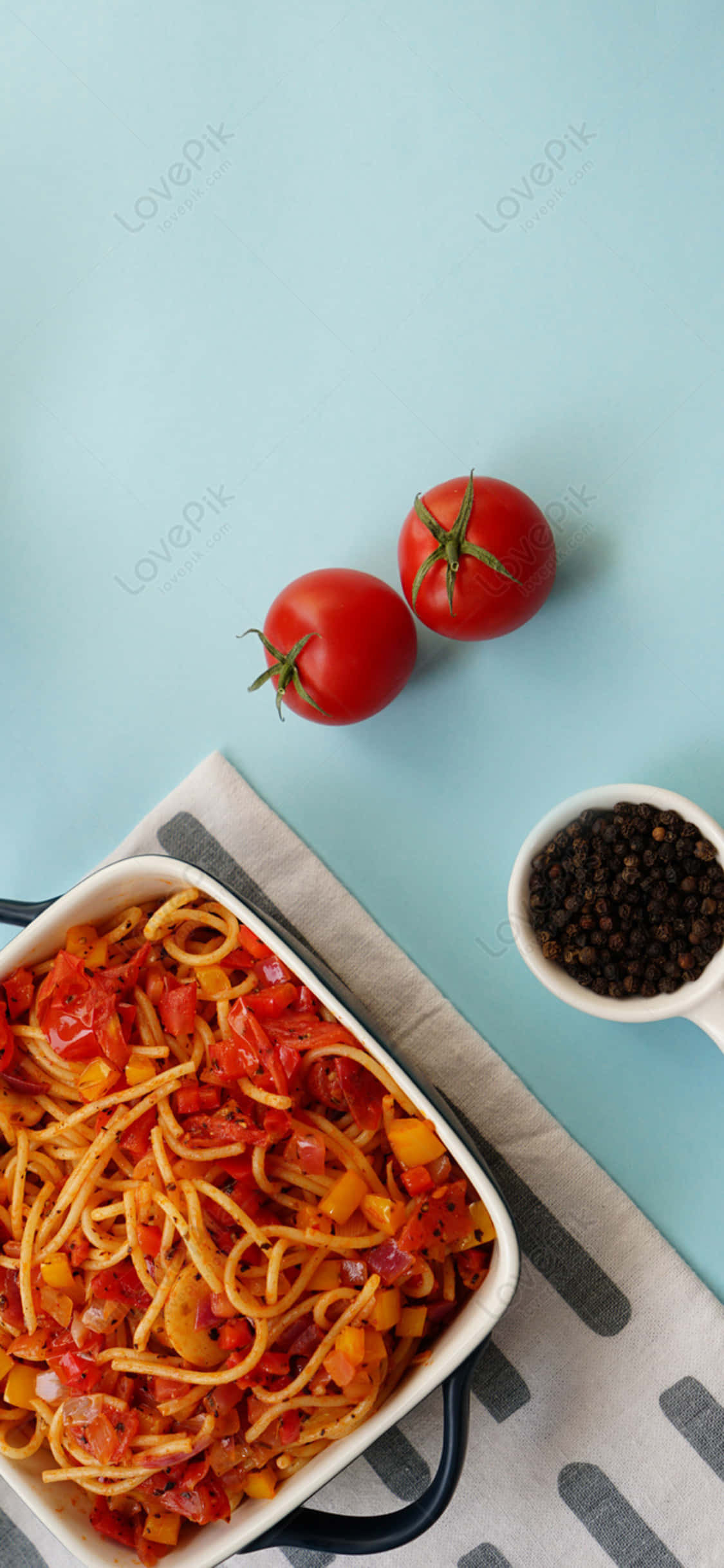 Spaghetti Gryderet iPhone X Pasta Baggrund Wallpapers