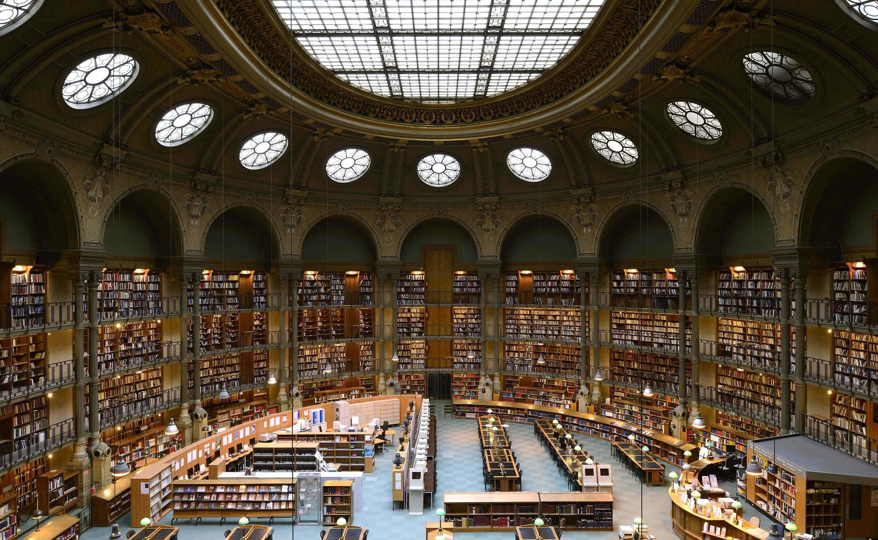 Spaniens Nationalbibliotek Baggrund Wallpapers