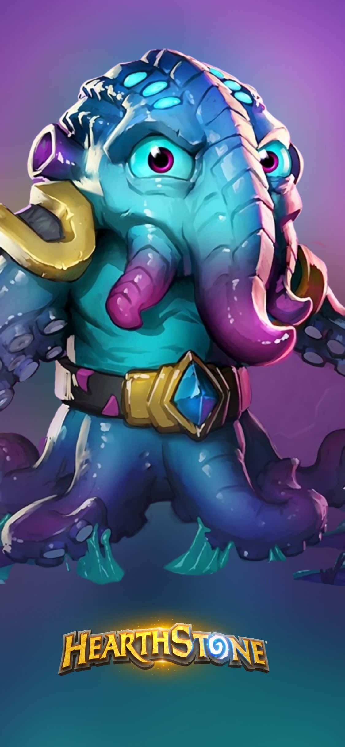 Spawn Of N'Zoth iPhone XS Hearthstone Baggrund Wallpapers