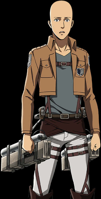 Spejderregimentsmedlem fra Attack on Titan Wallpapers
