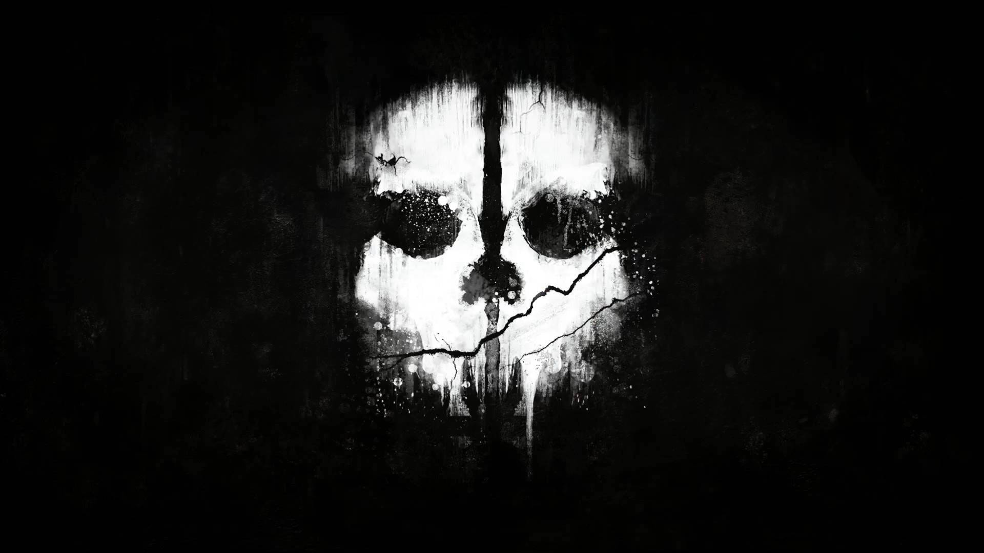 Spøgelsesagtig Skikkelse: Call of Duty Black Horror Wallpapers