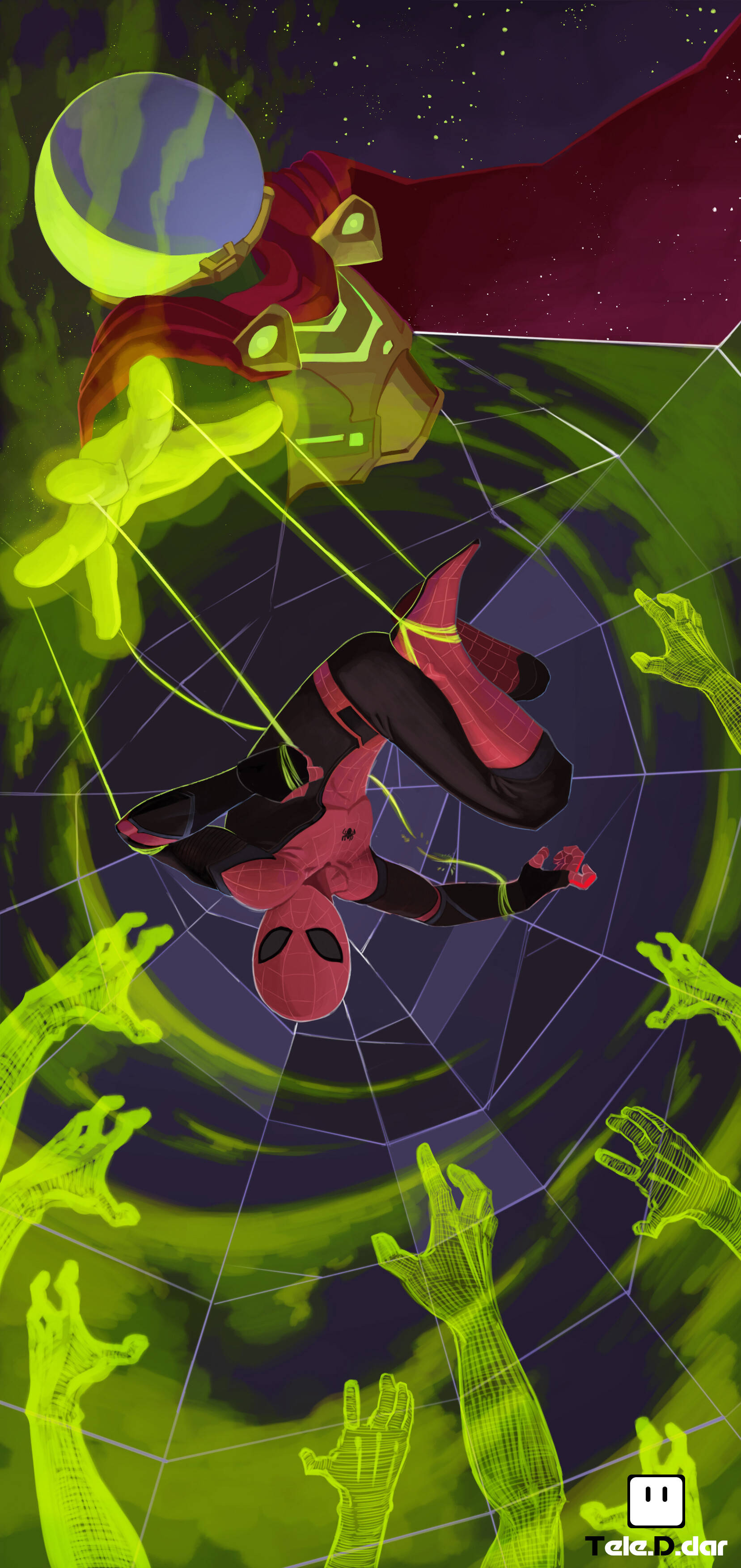 Spider Man Far From Home Mysterio Fanart Wallpapers