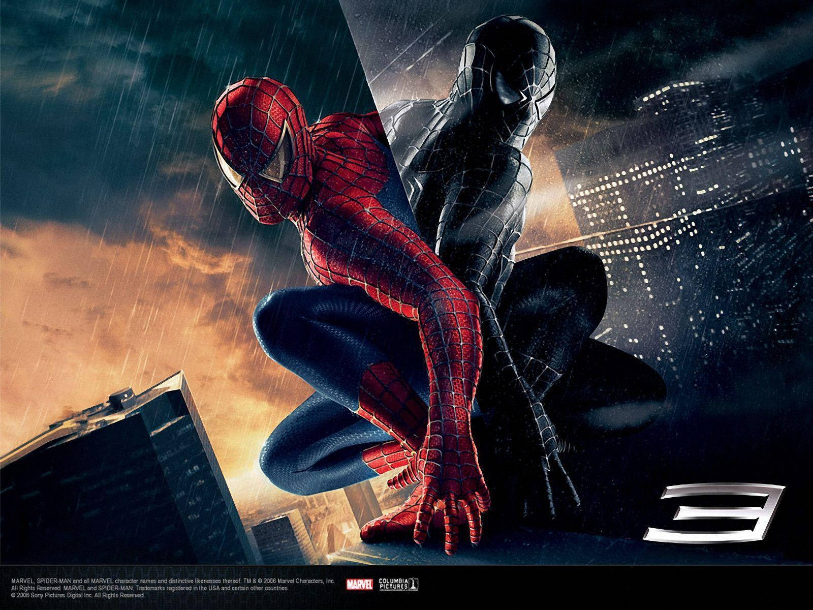 Spider-Man klatrer op ad væggen Wallpapers