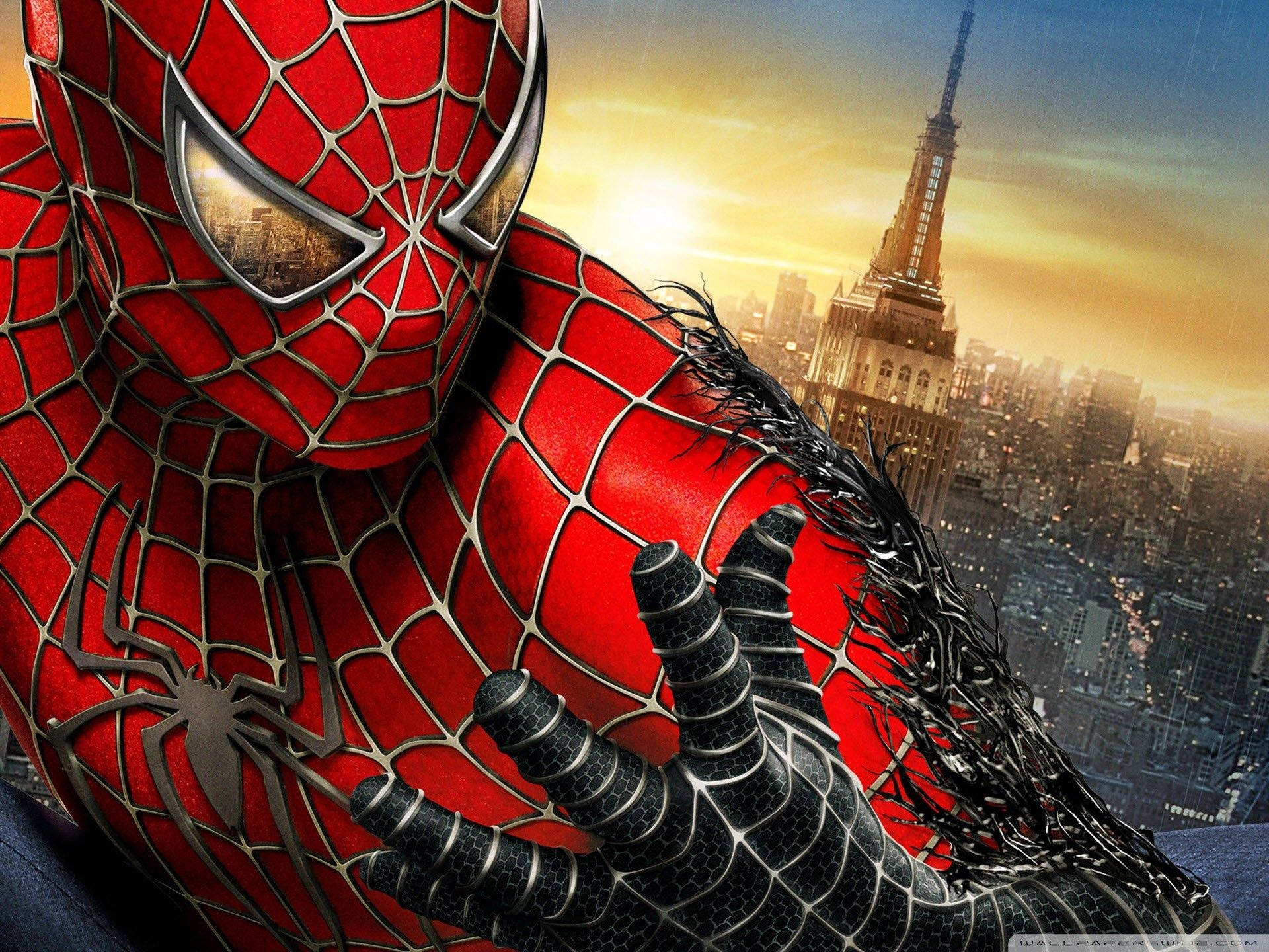 Spider-Man kæmper mod Venom Wallpapers