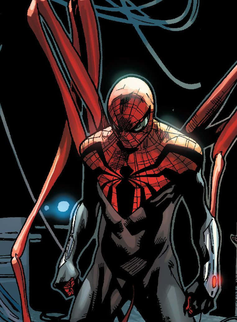 Spider-Man svinger sig gennem New York City klar til at redde dagen Wallpapers