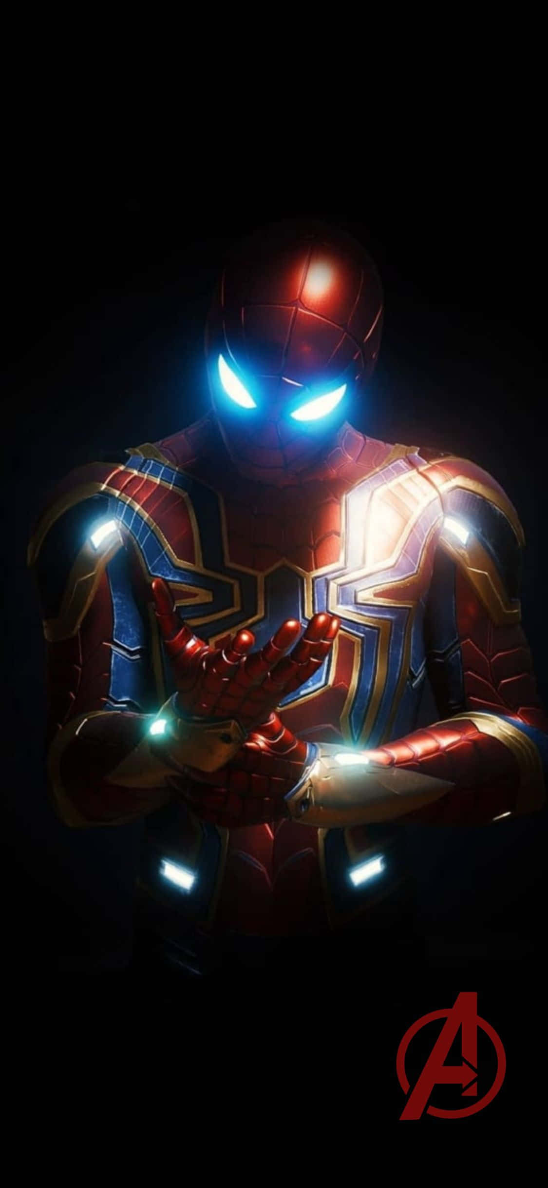 Spider-man til iPhone XS Avengers baggrund Wallpapers