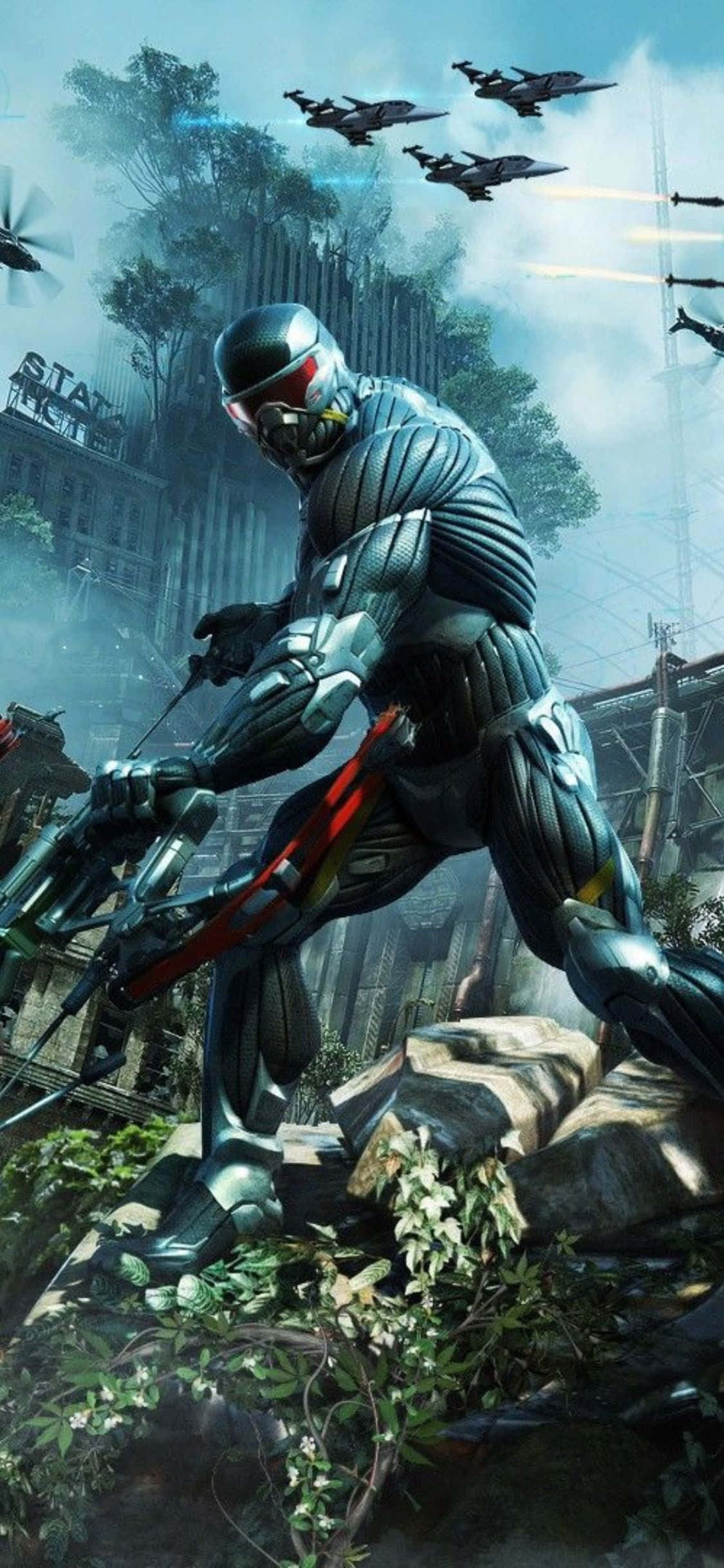 Spil Crysis 3 på den nyeste iPhone X Wallpapers