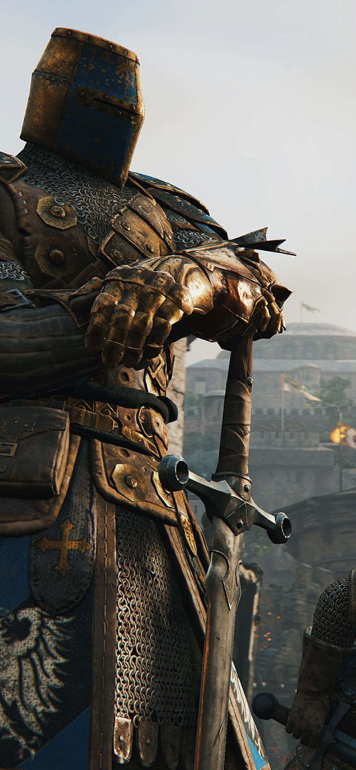 Spil For Honor på den nyeste Apple iPhone Xs Max. Wallpapers