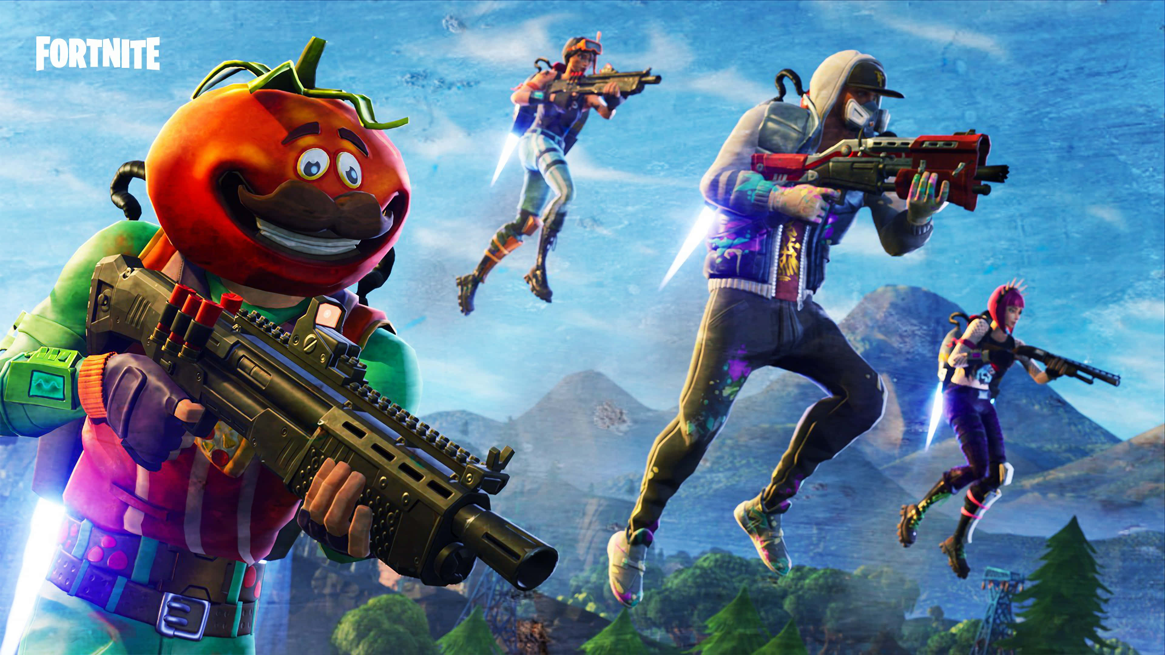Spil Fortnite og mærk spændingen! Wallpapers