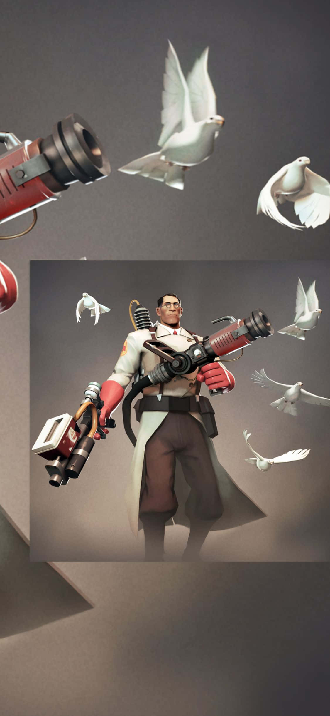 Spil Team Fortress 2 på en superkraftig iPhone XS Wallpapers