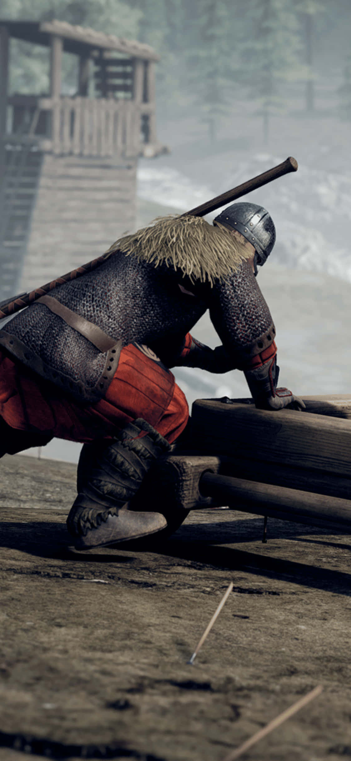Spilkarakter iPhone Xs Mordhau Baggrund Wallpapers