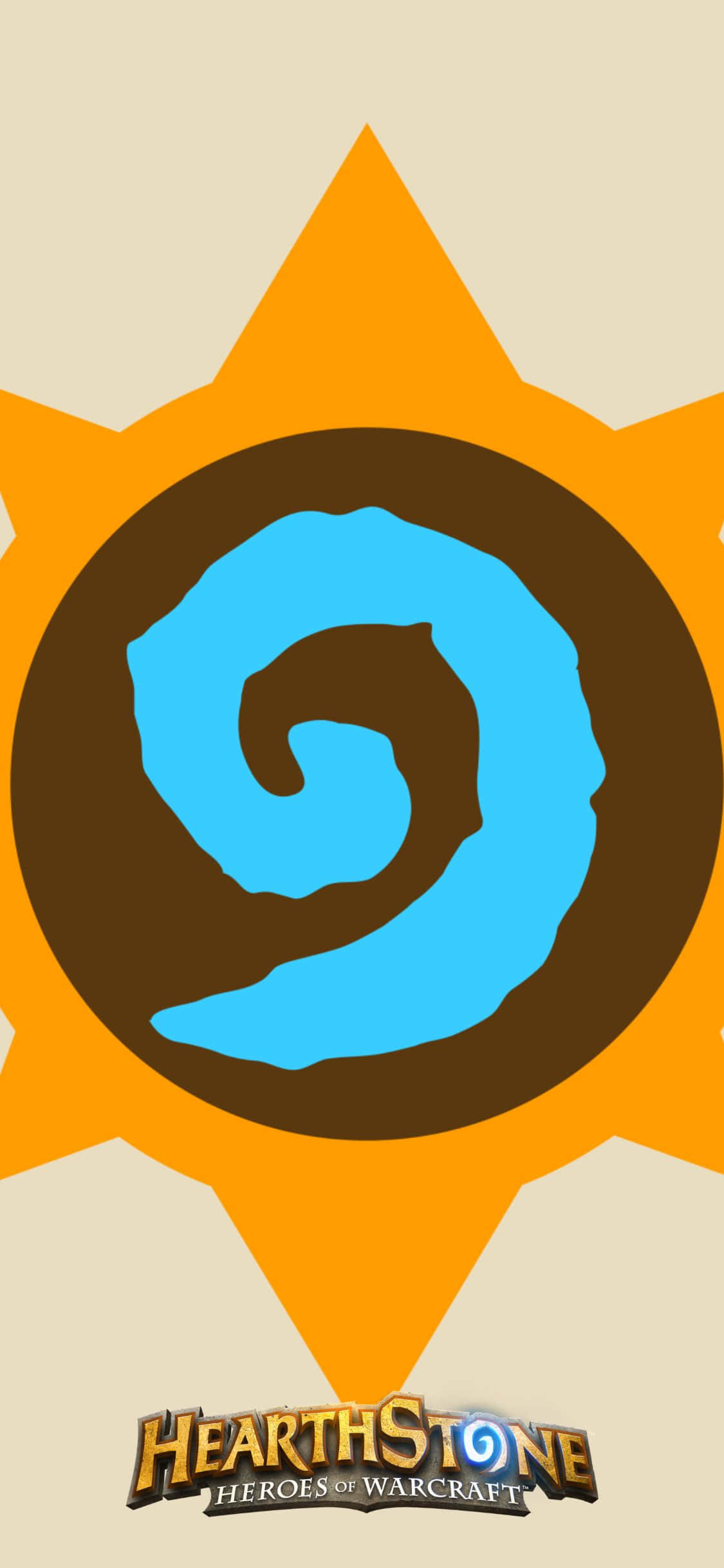 Spil Logo iPhone XS Hearthstone Baggrund Wallpapers