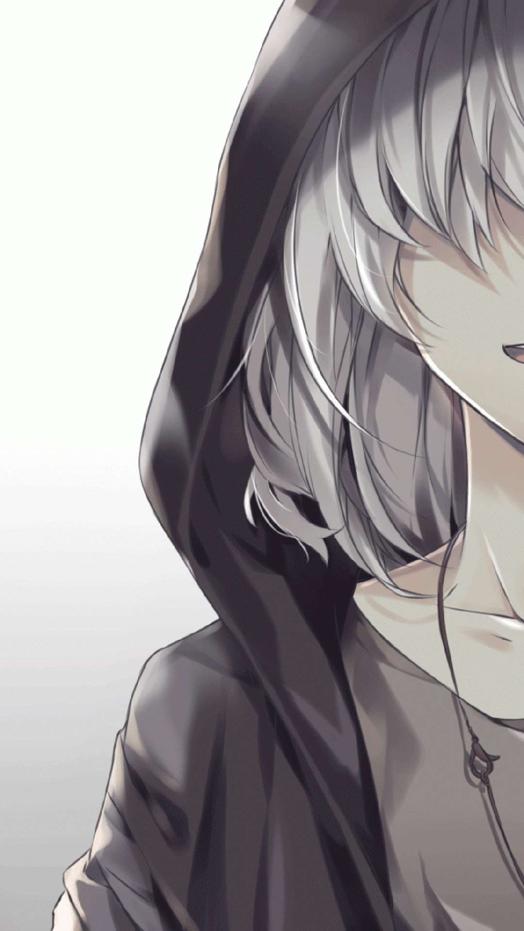 Splittet trist anime-telefon Wallpapers
