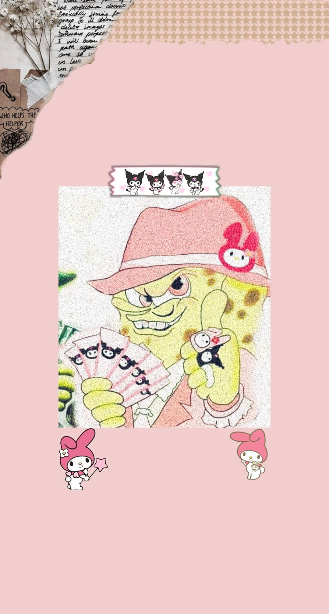 Spongebob og My Melody Kuromi Wallpapers