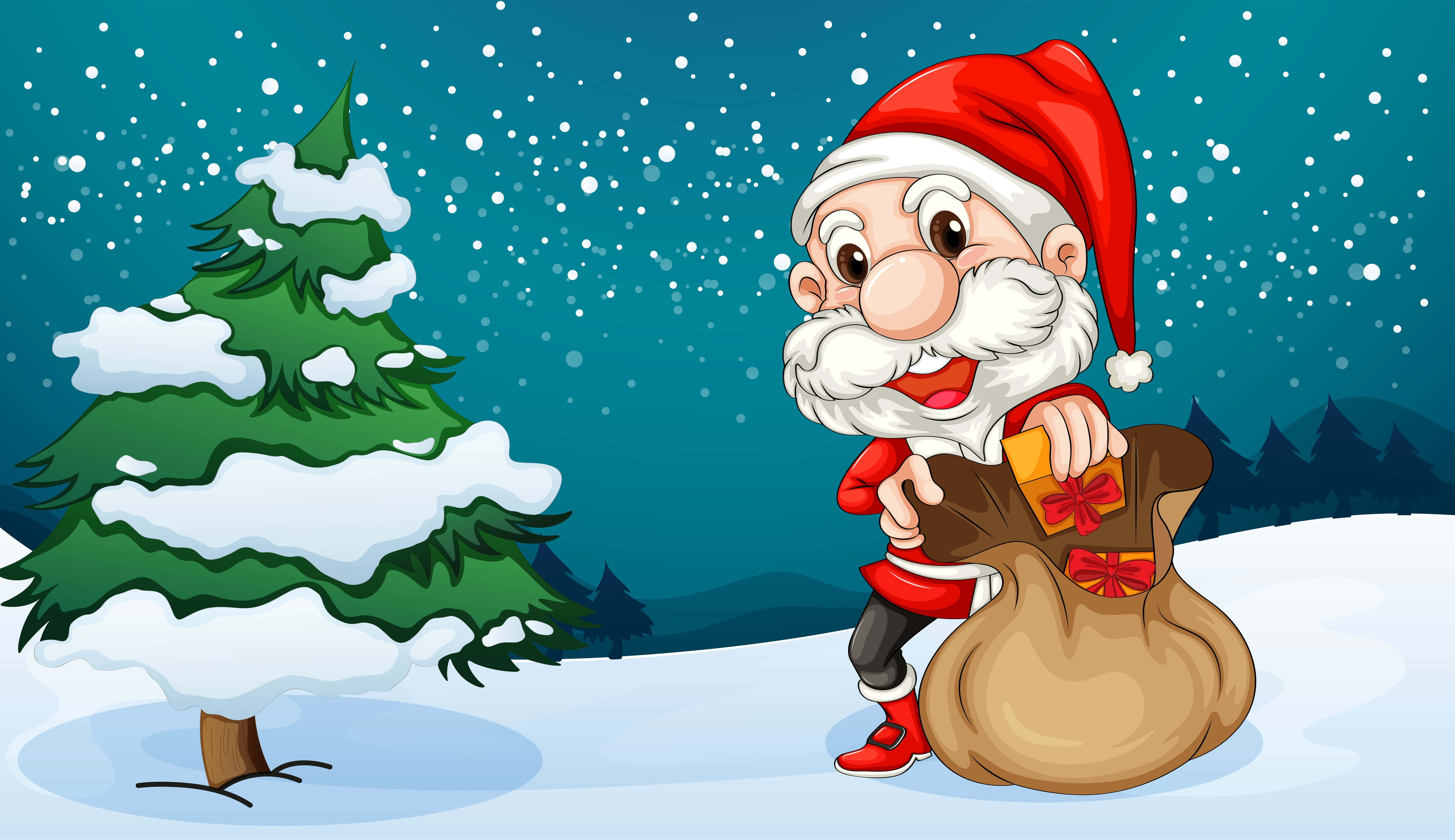 Spred den festlige julestemning med dette søde æstetiske billede! Wallpapers