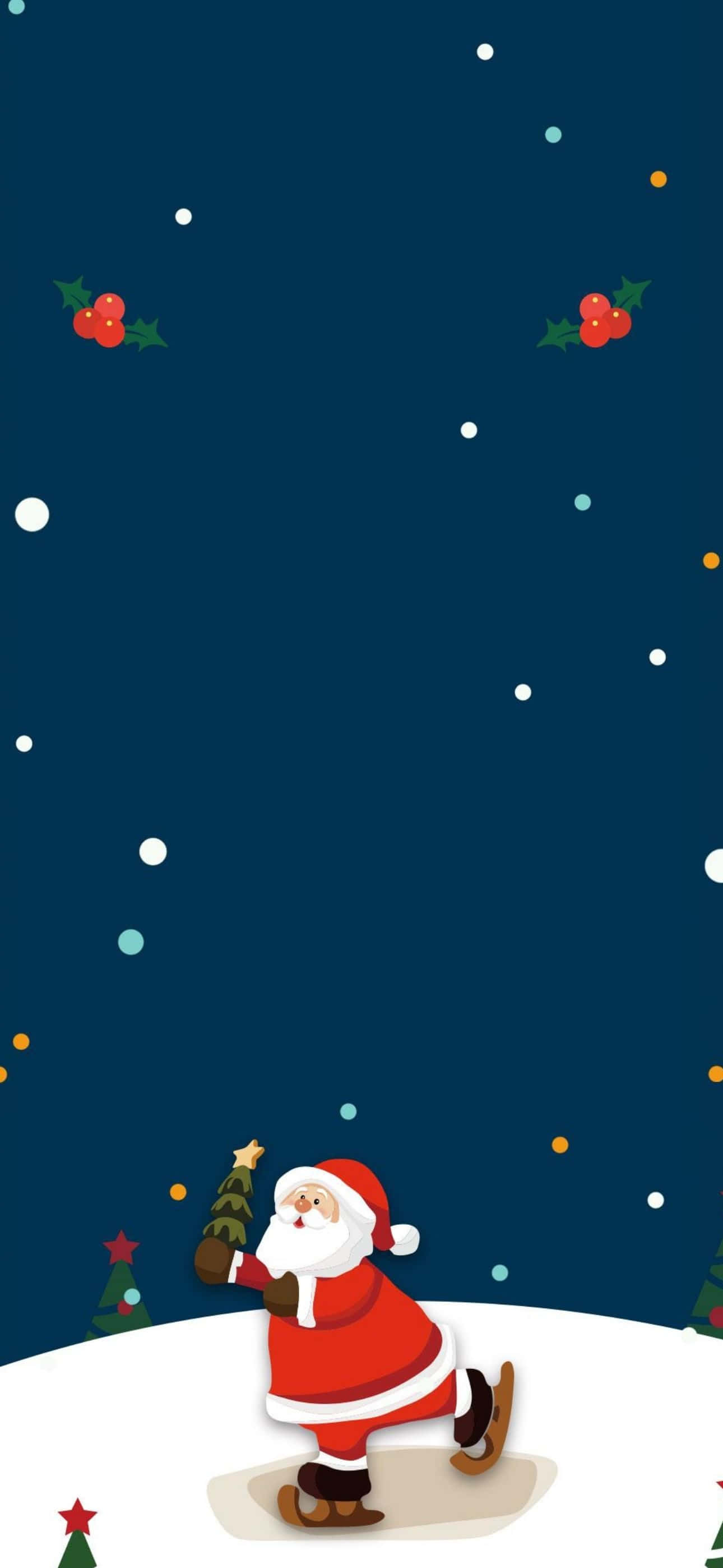 Spred juleglæde med en jule-iPhone Wallpapers