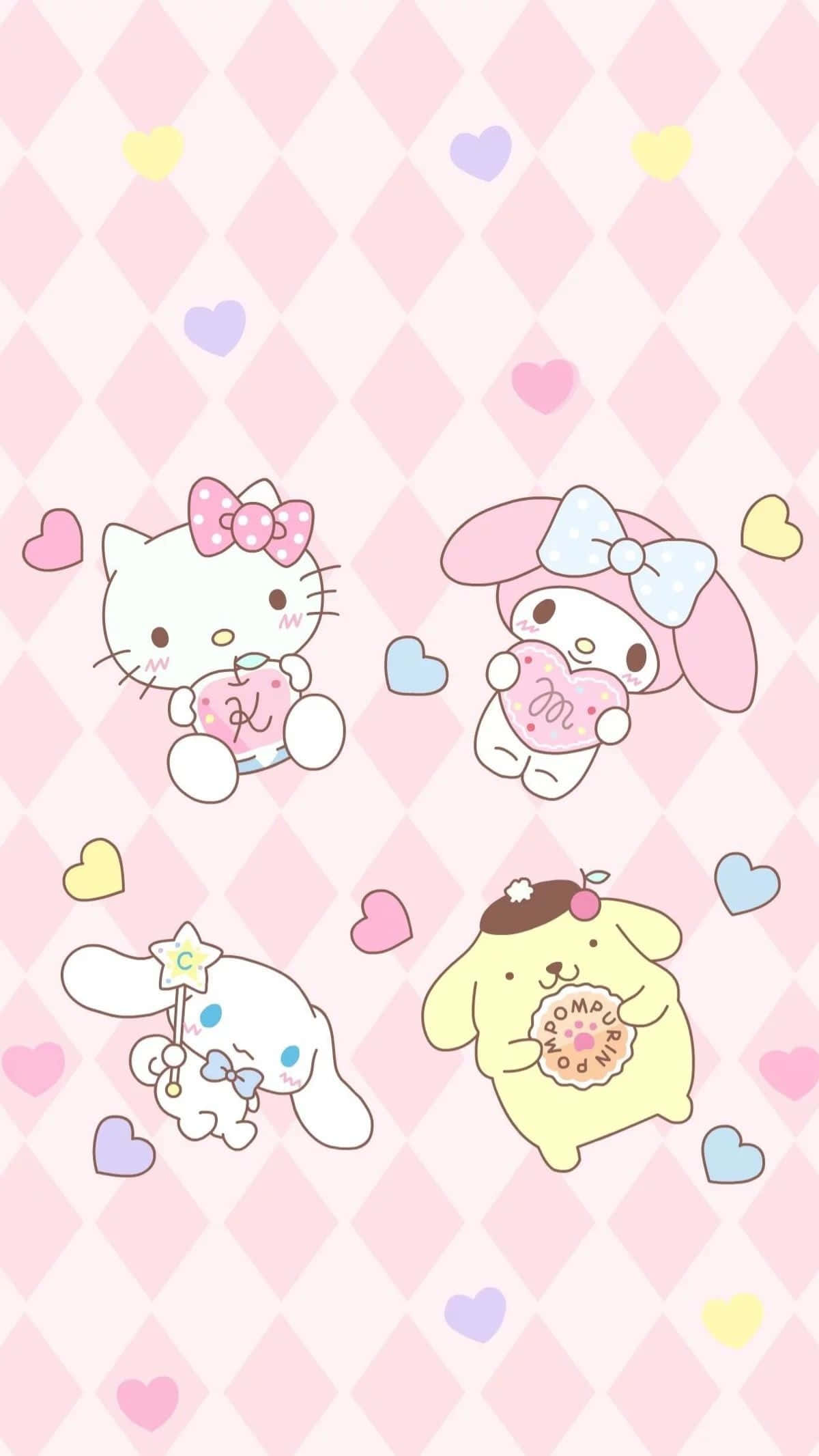 Spred solskin med Kawaii Pink Wallpapers
