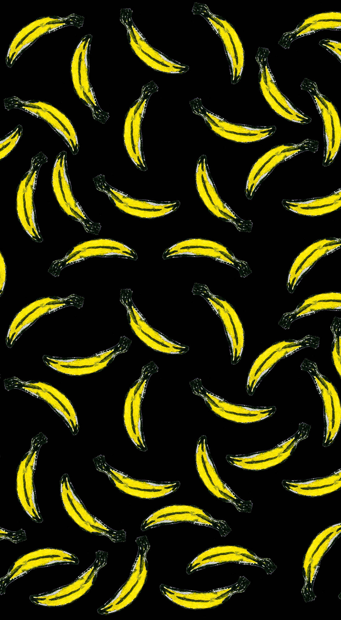 Spredt Bananmønster Wallpapers