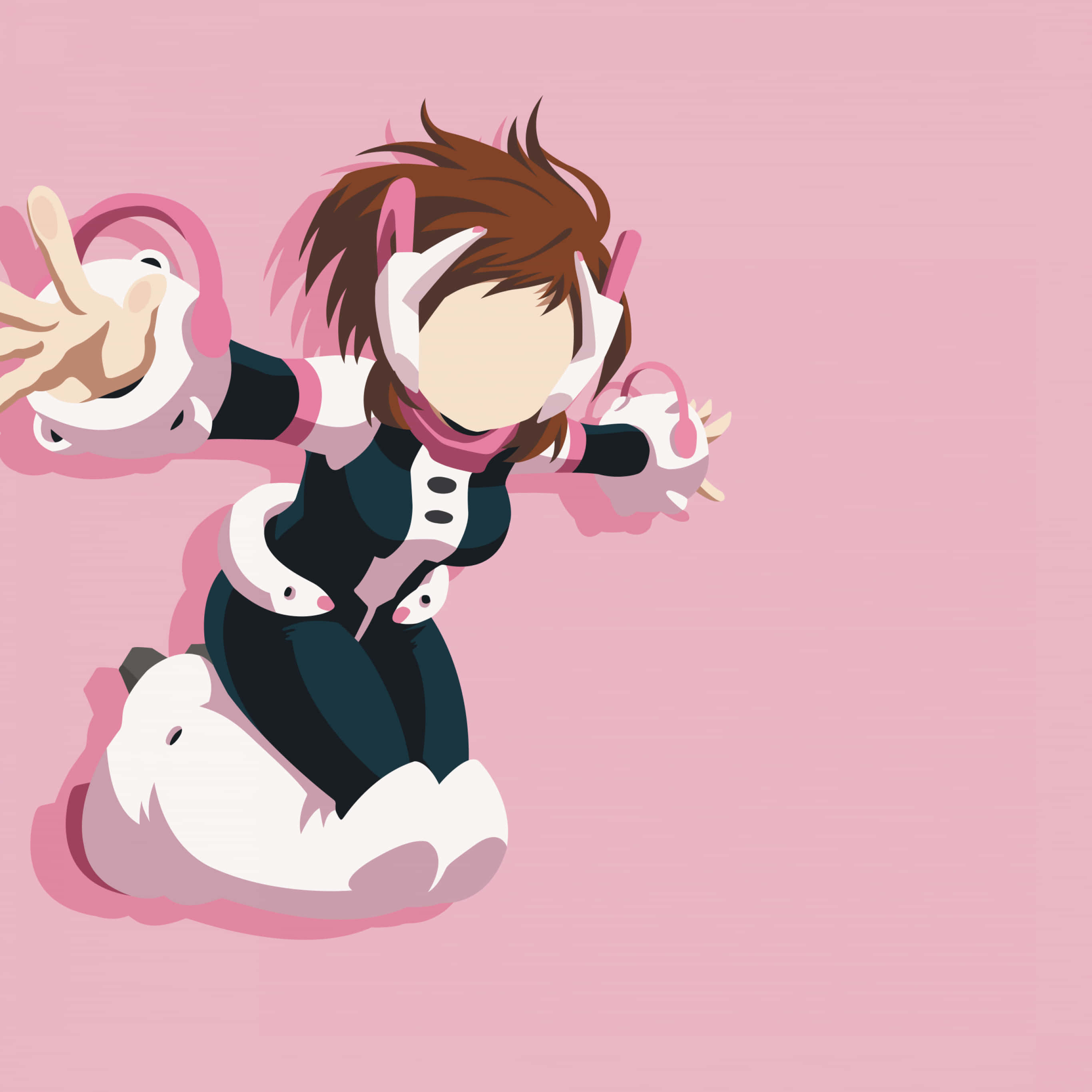 Springende Uraraka Æstetik Wallpapers