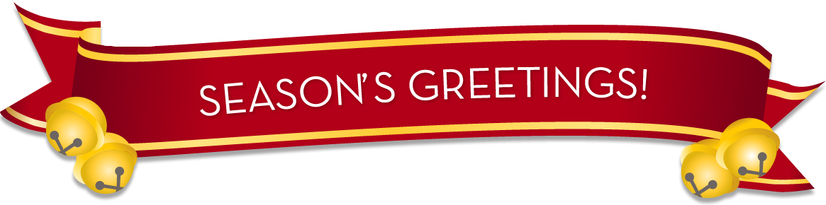 Sæsonhilsen Banner med Klokker Wallpapers