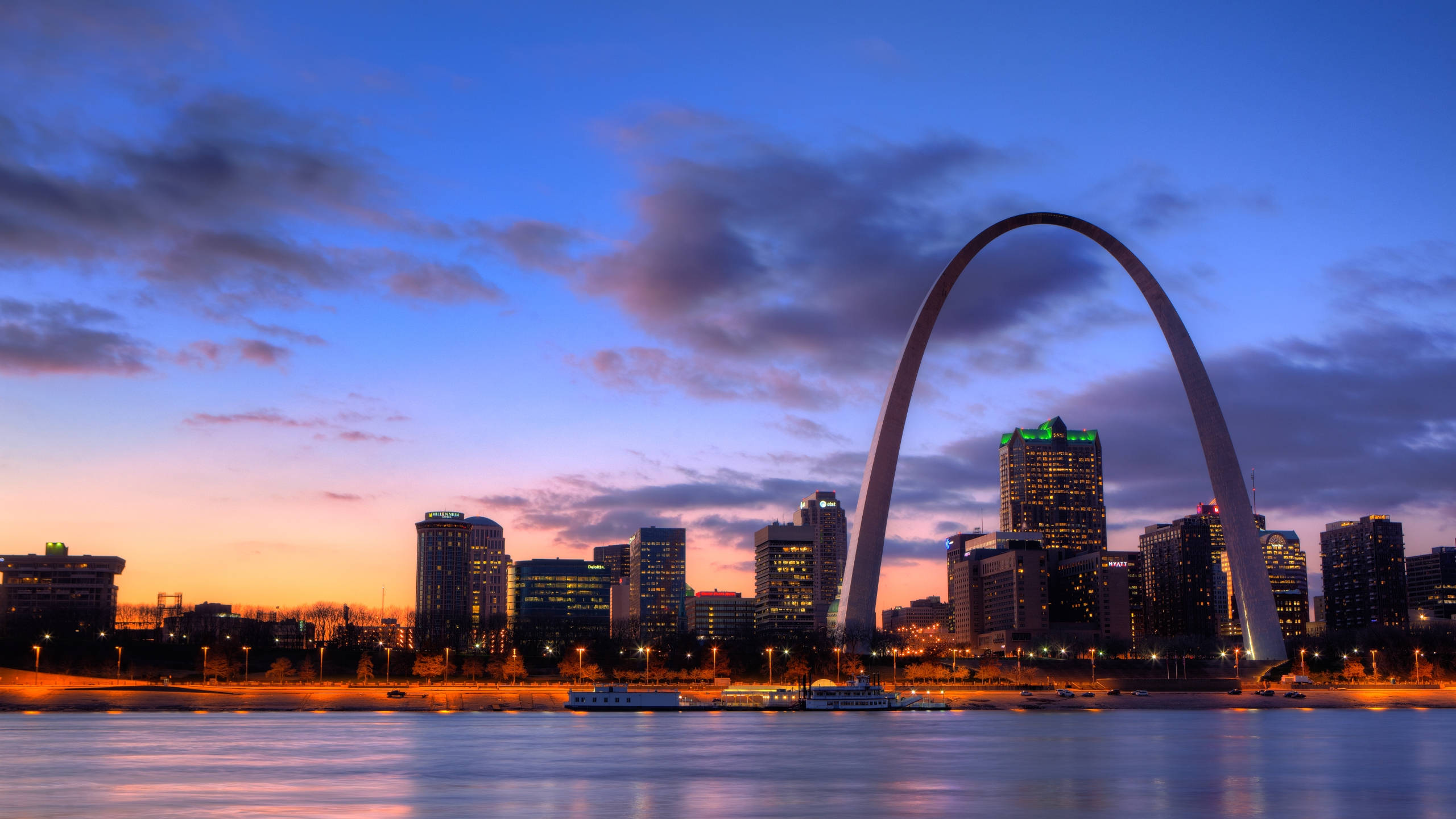 St. Louis Arch eftermiddagshimmel Wallpapers