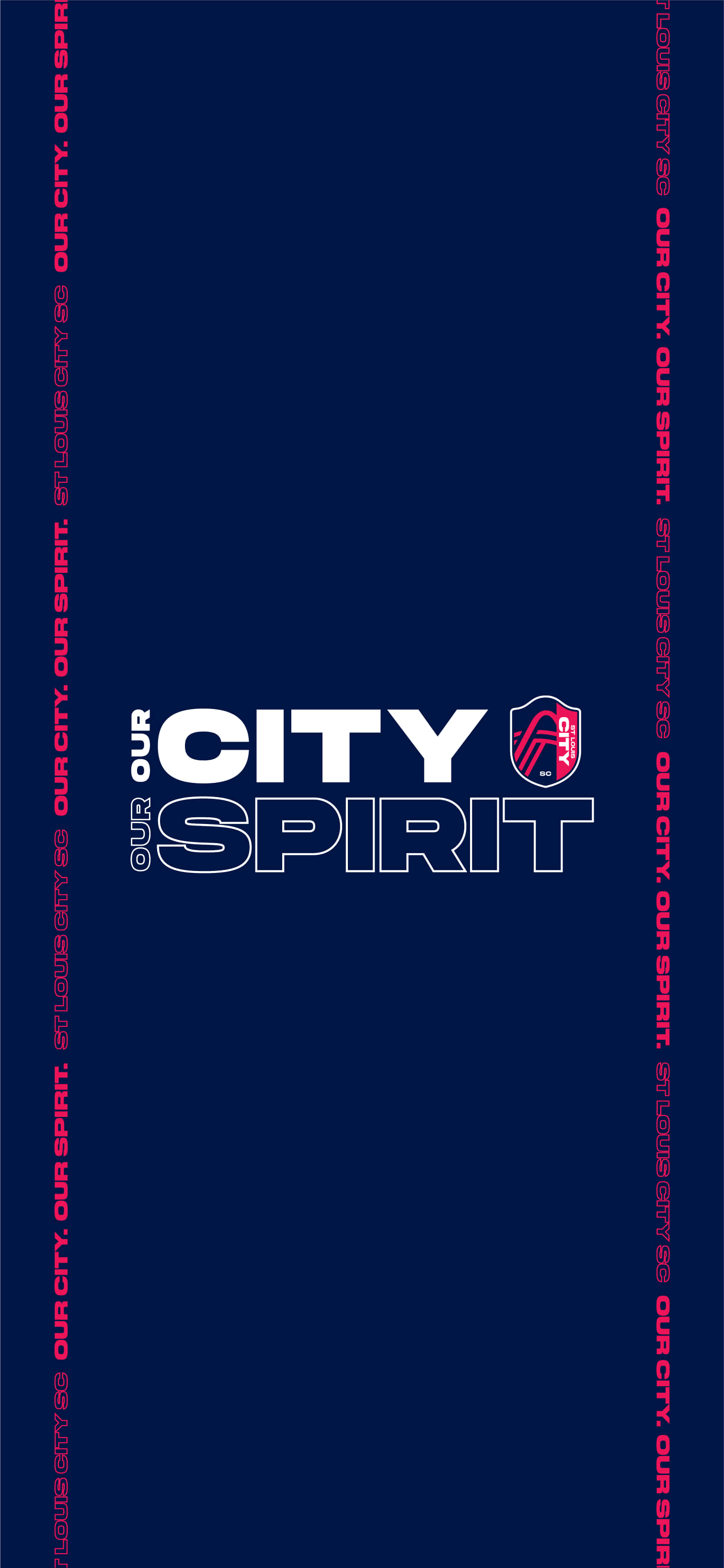 St. Louis City SC Our City Our Spirit Mørkeblå Wallpapers