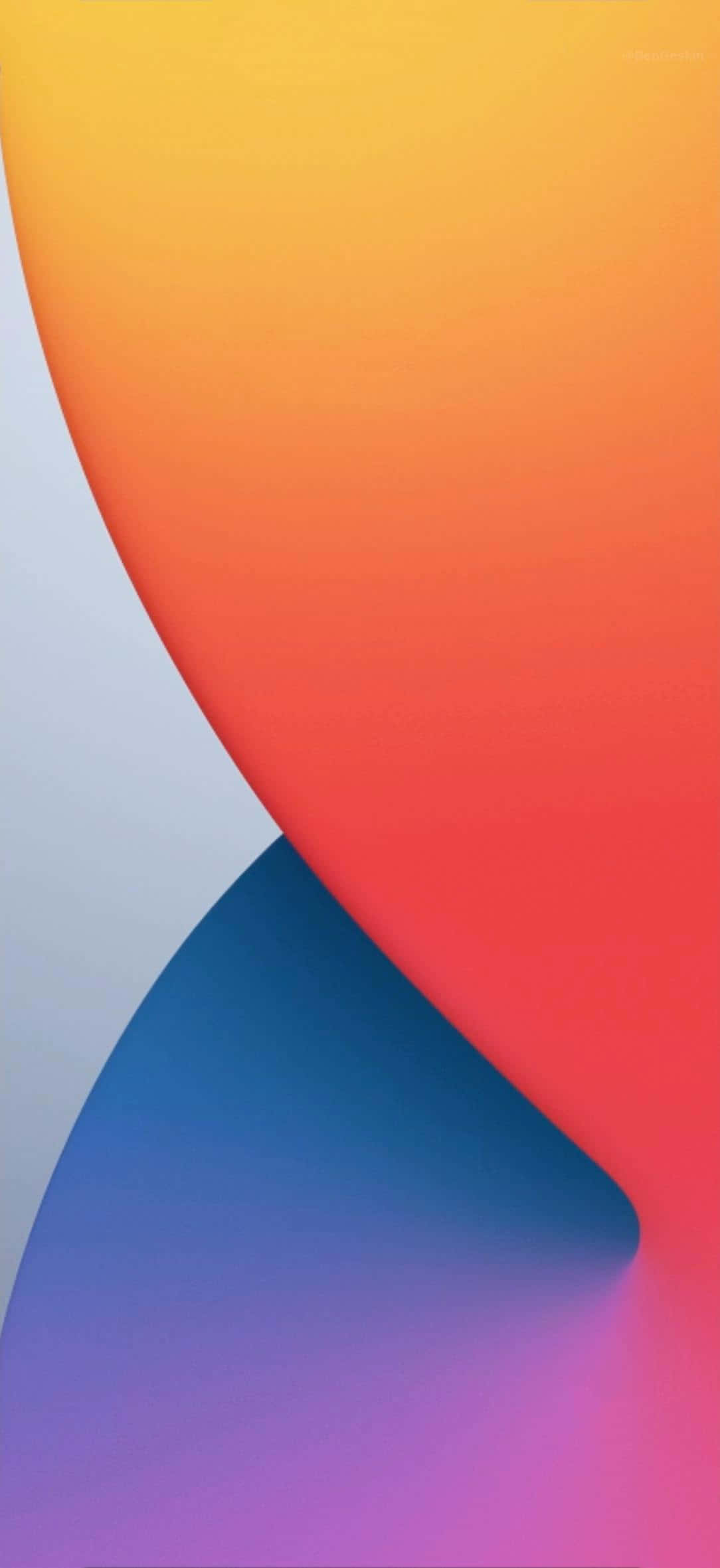 Standard farverig abstrakt iOS 14 Wallpapers