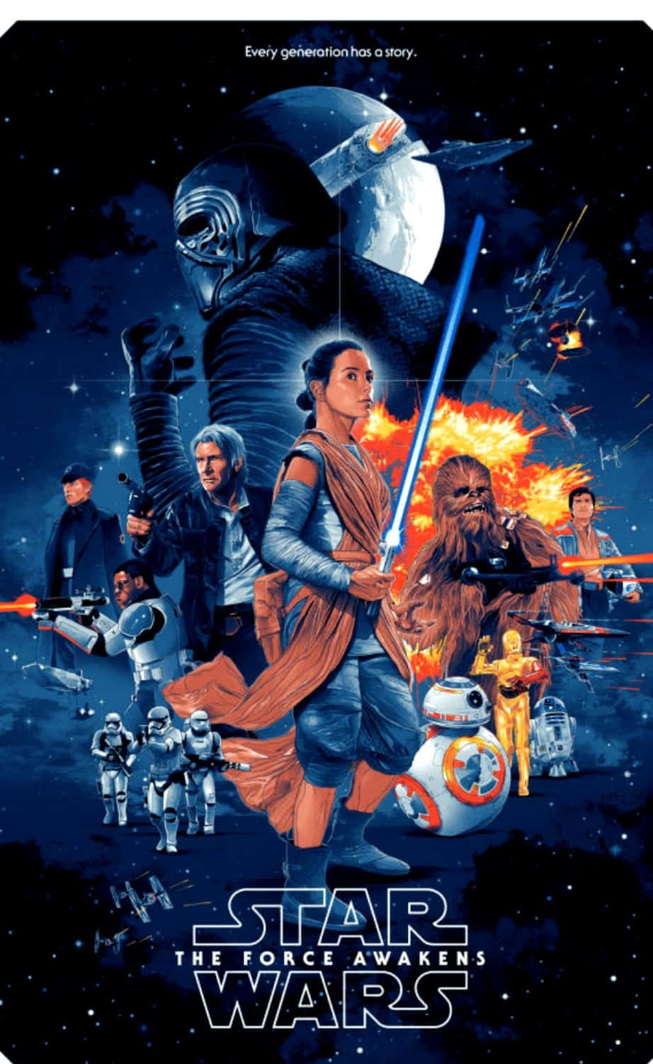 Star Wars The Force Awakens plakat Wallpapers