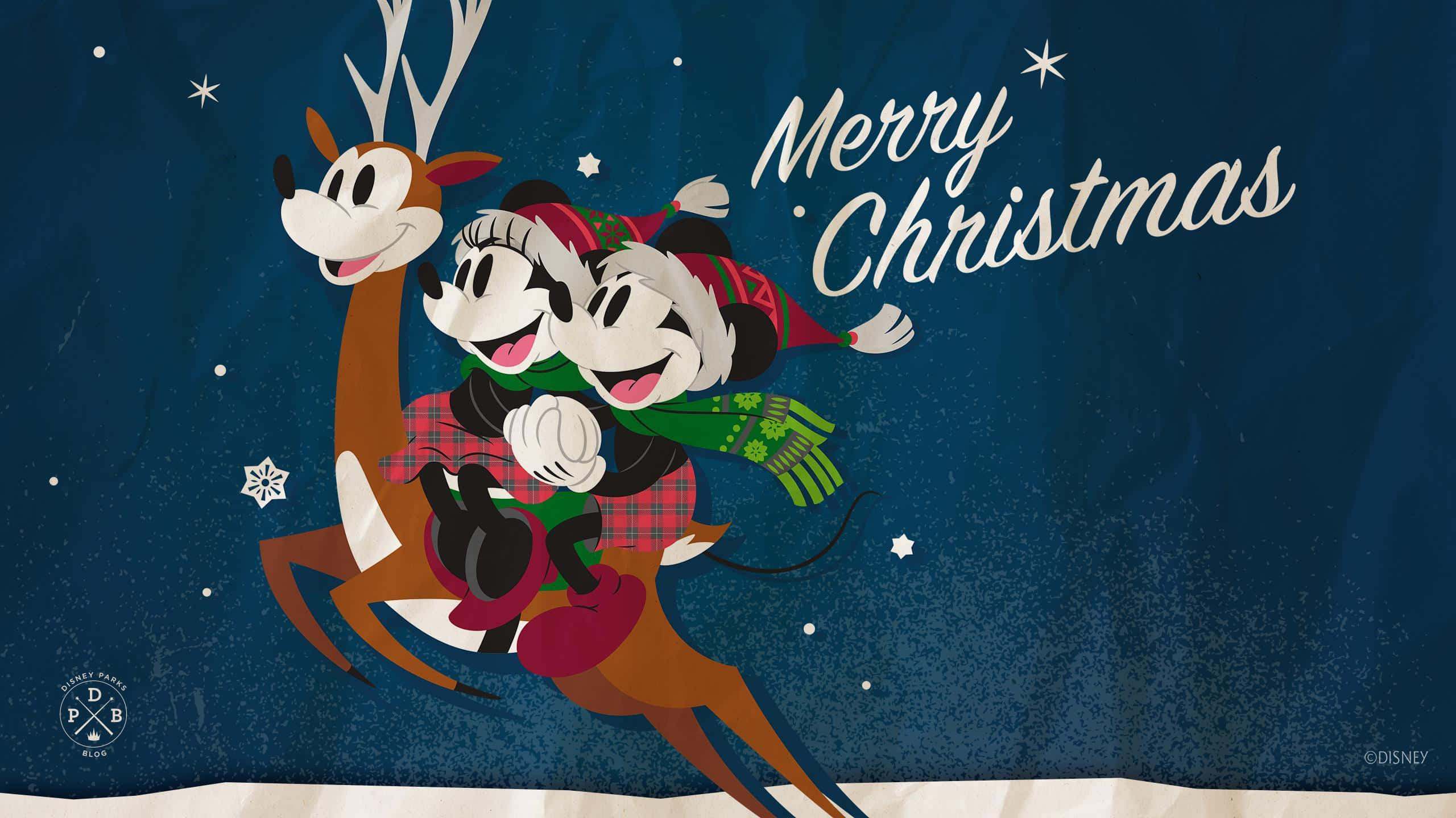 Start en magisk juletid med Disney Christmas! Wallpapers