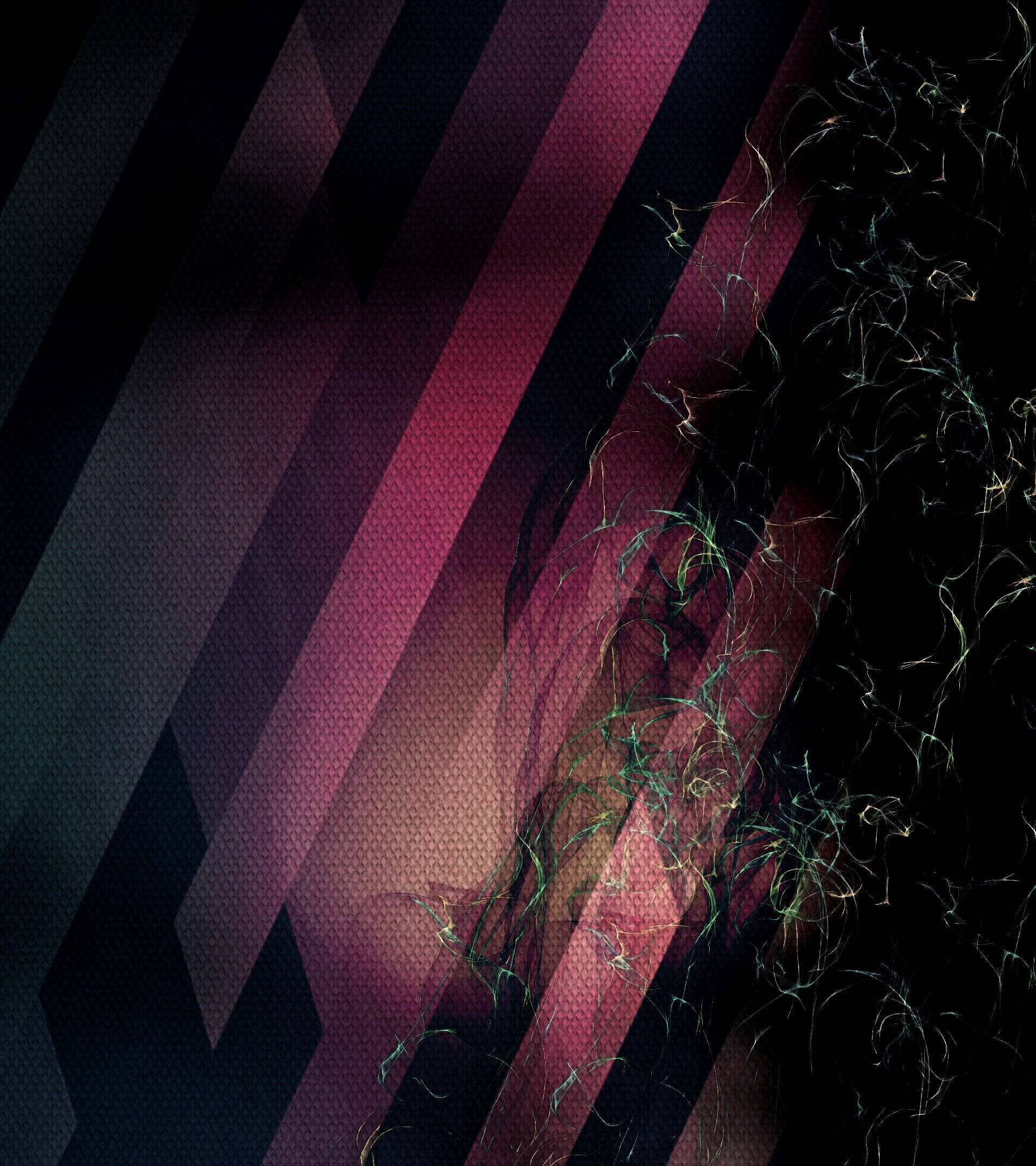 Statiske lyserøde baner i mørke Wallpapers
