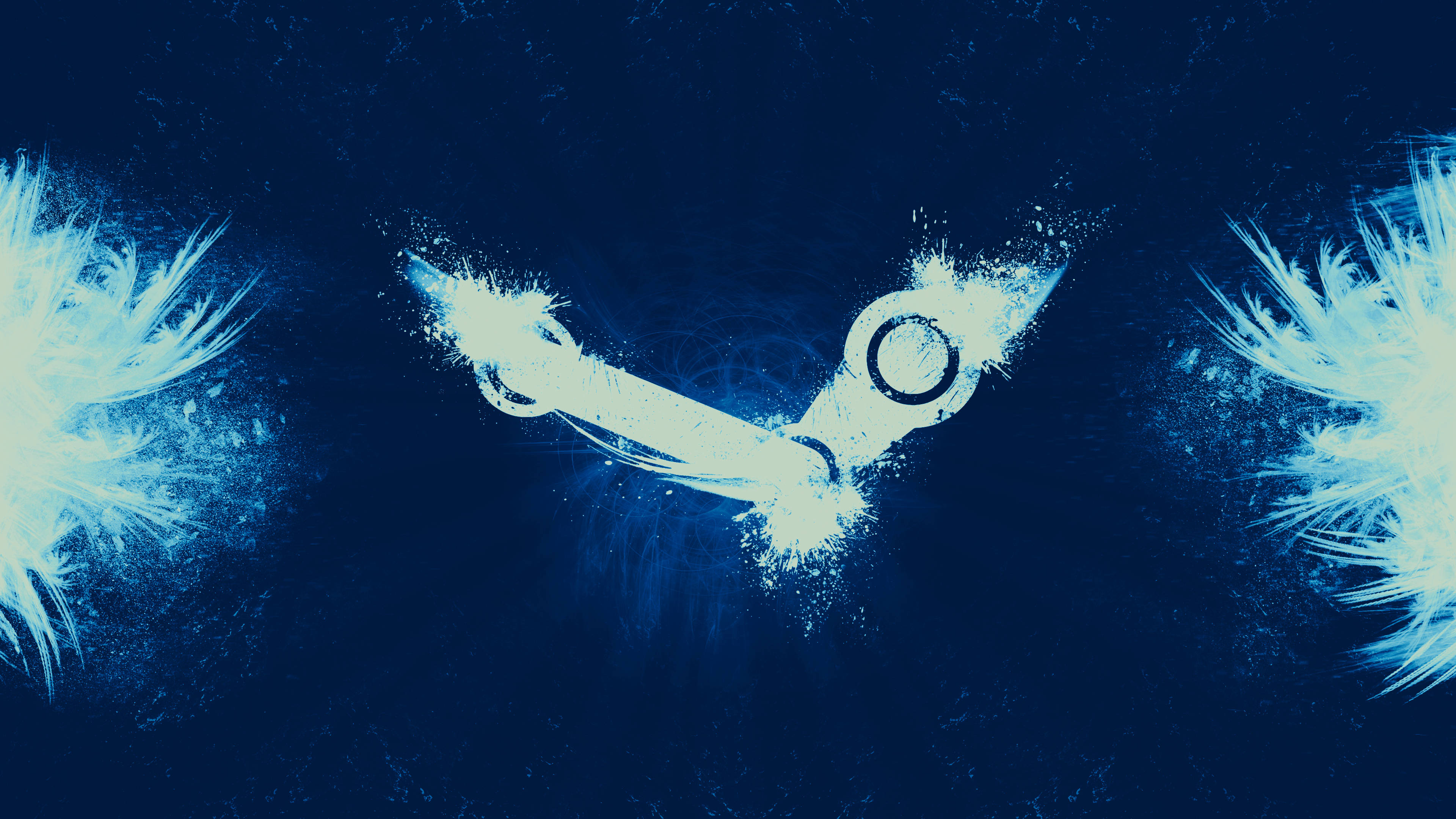 Steam Logo i 4K Kvalitet Wallpapers